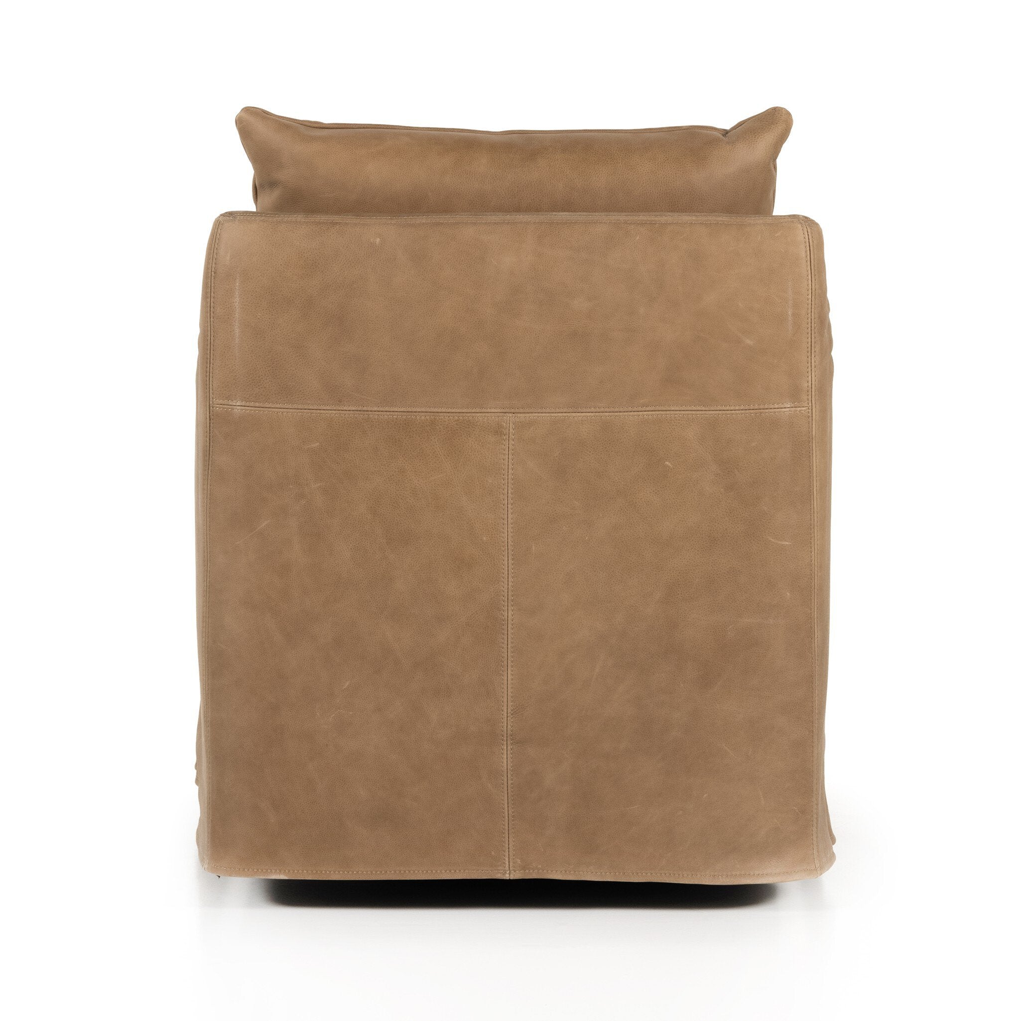 Four Hands Banks Slipcover Swivel Chair — Palermo Drift