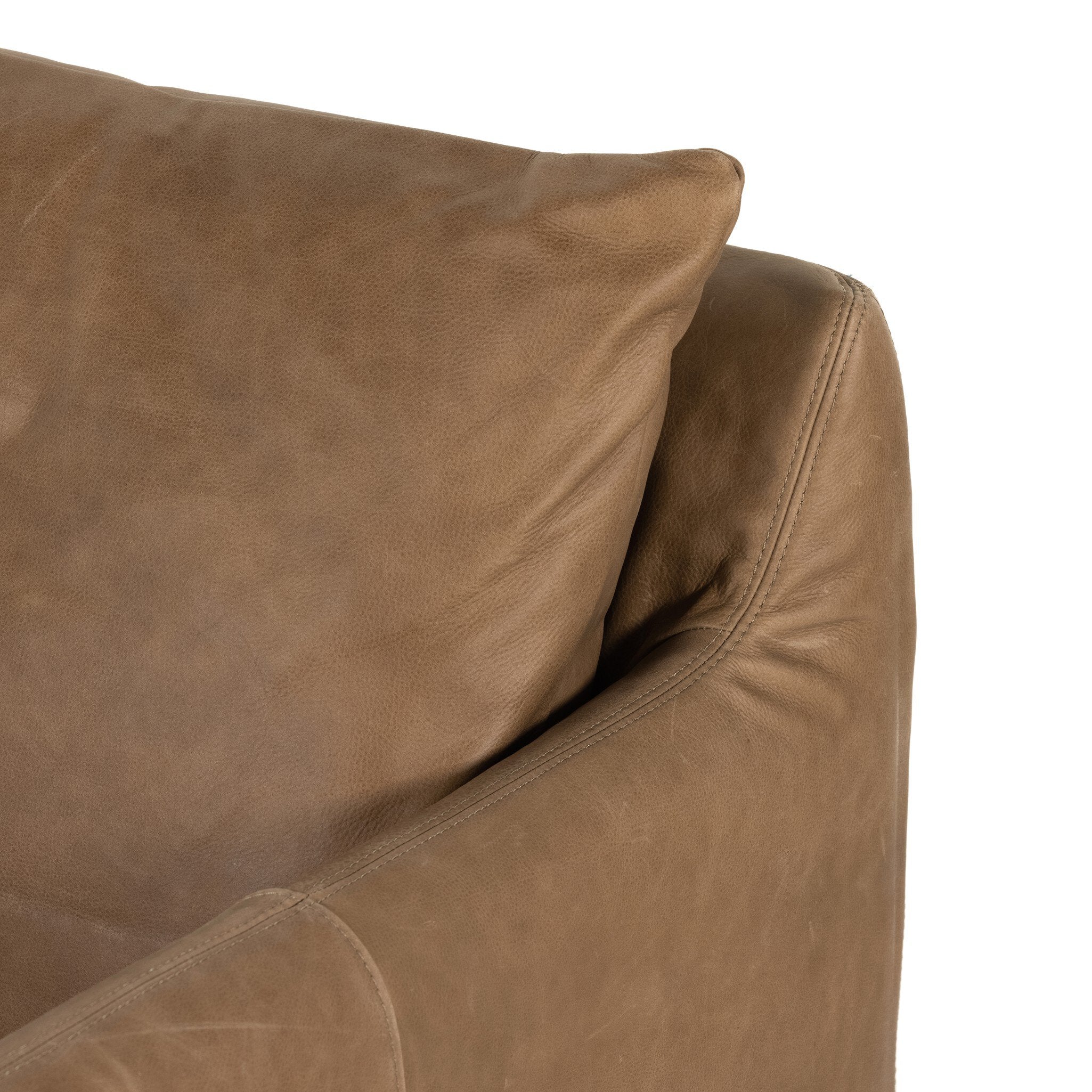 Four Hands Banks Slipcover Swivel Chair — Palermo Drift