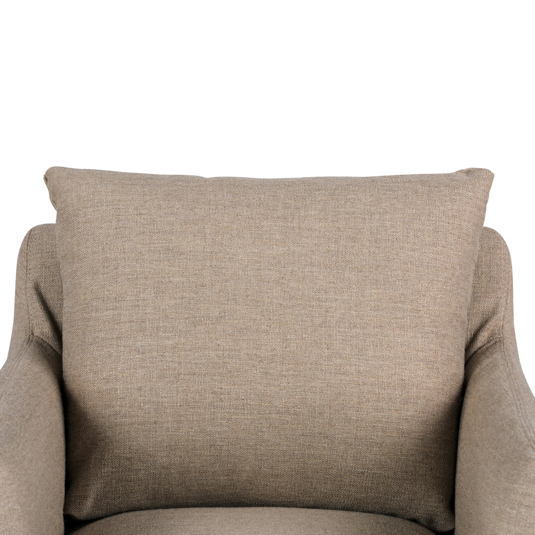 Four Hands Banks Slipcover Swivel Chair — Alcala Taupe