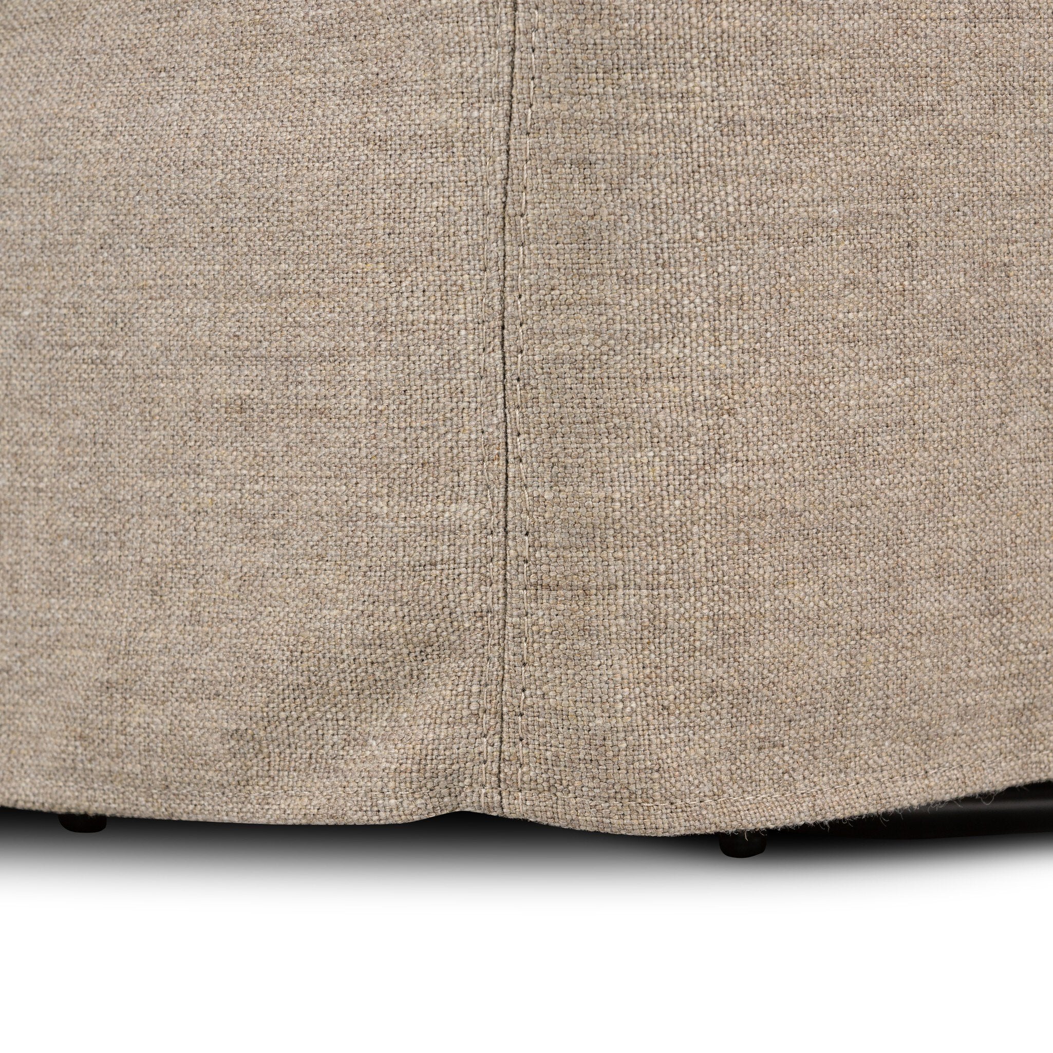 Four Hands Banks Slipcover Swivel Chair — Alcala Taupe