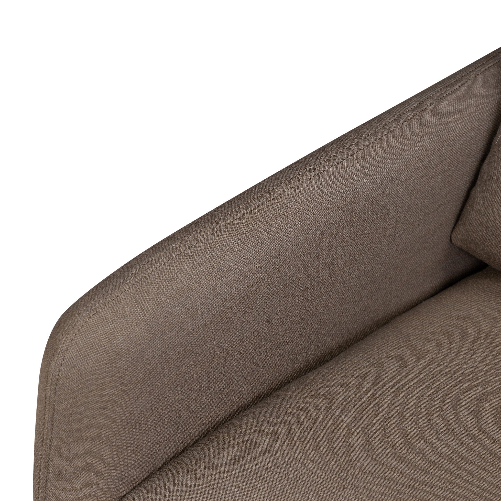 Four Hands Banks Slipcover Swivel Chair — Savoy Coffee