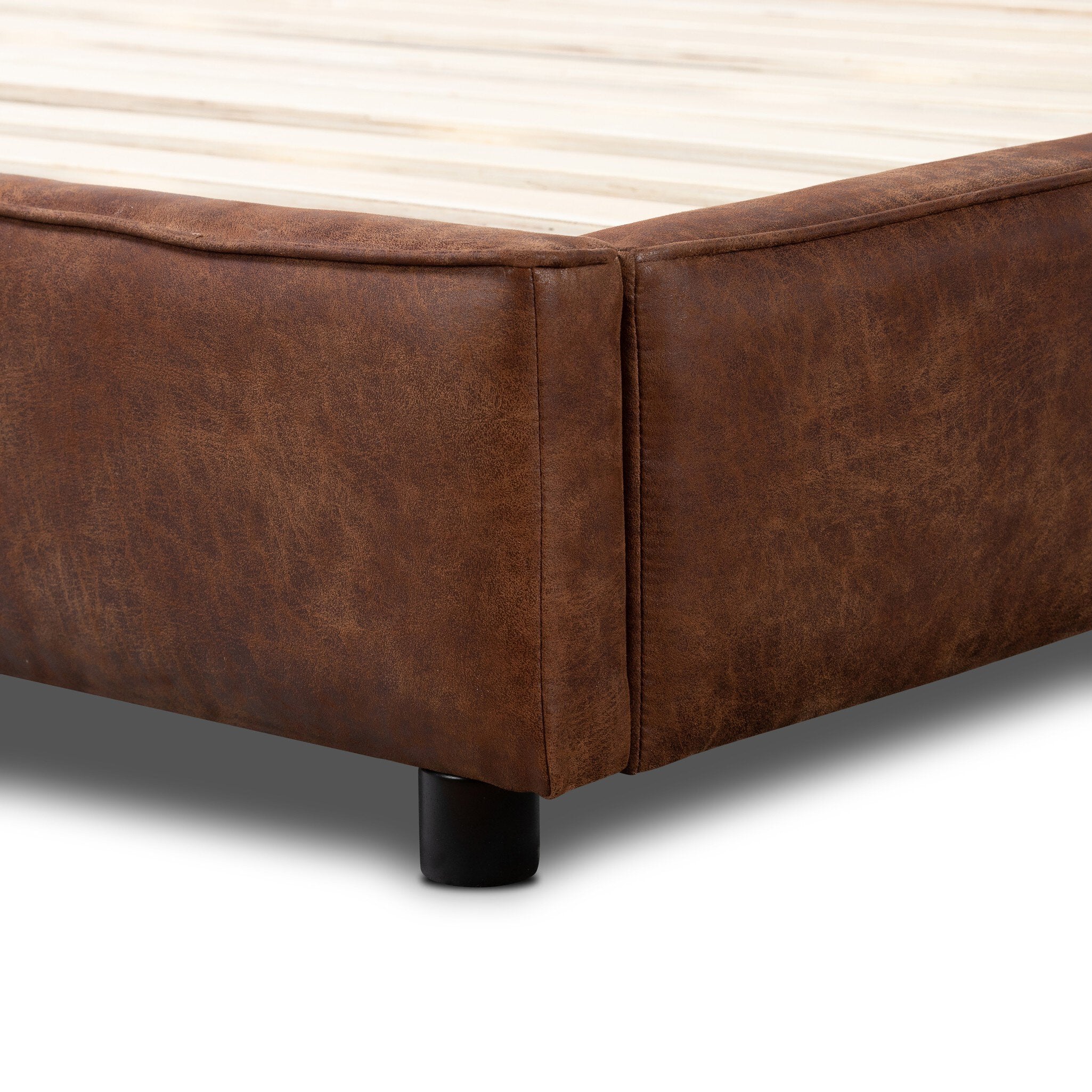 Four Hands Aidan Bed — Vintage Tobacco-Black-King