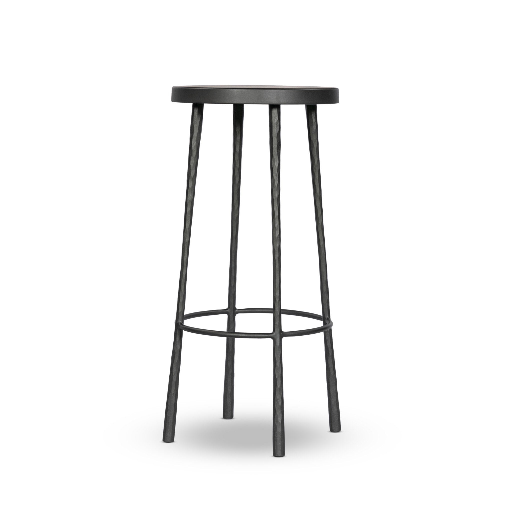 Four Hands Westwood Bar + Counter Stool — Hammered Gunmetal-Dark Gunmetal-Bar