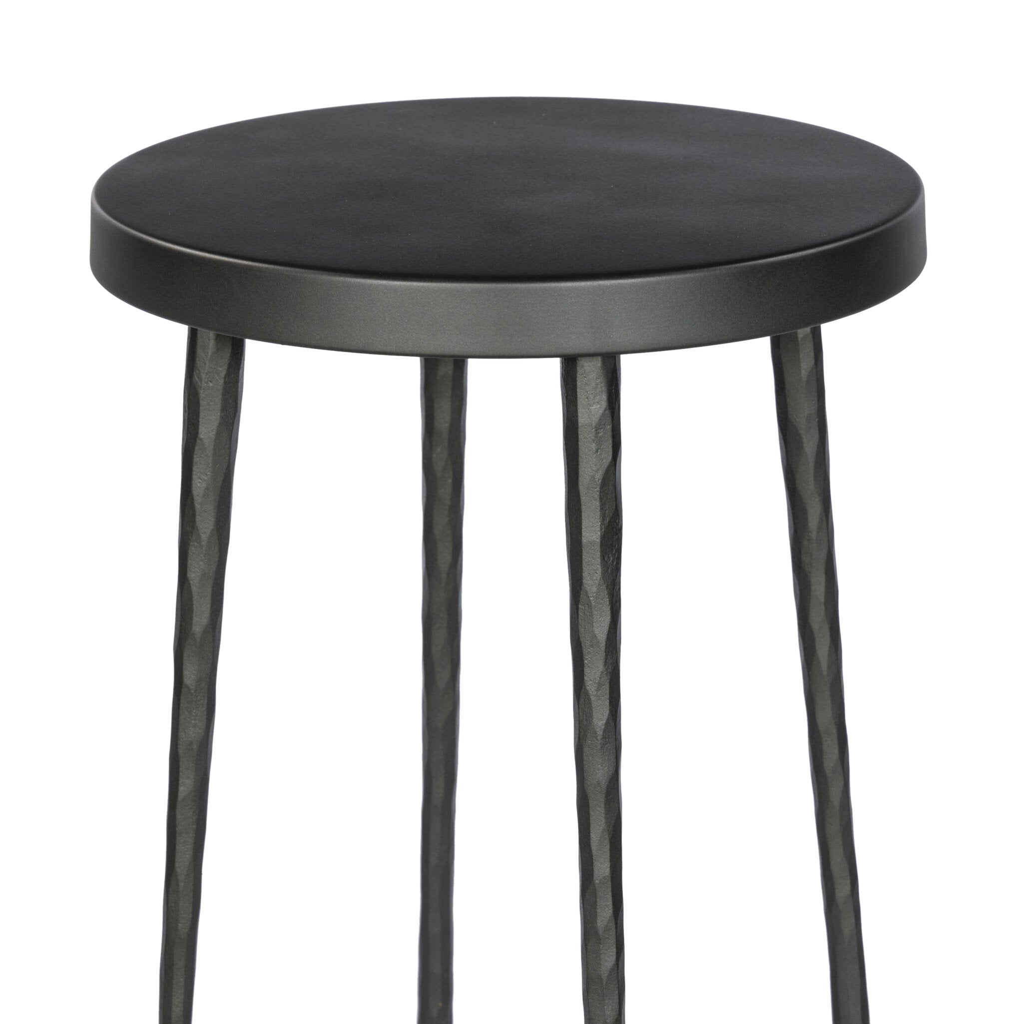 Four Hands Westwood Bar + Counter Stool — Hammered Gunmetal-Dark Gunmetal-Bar