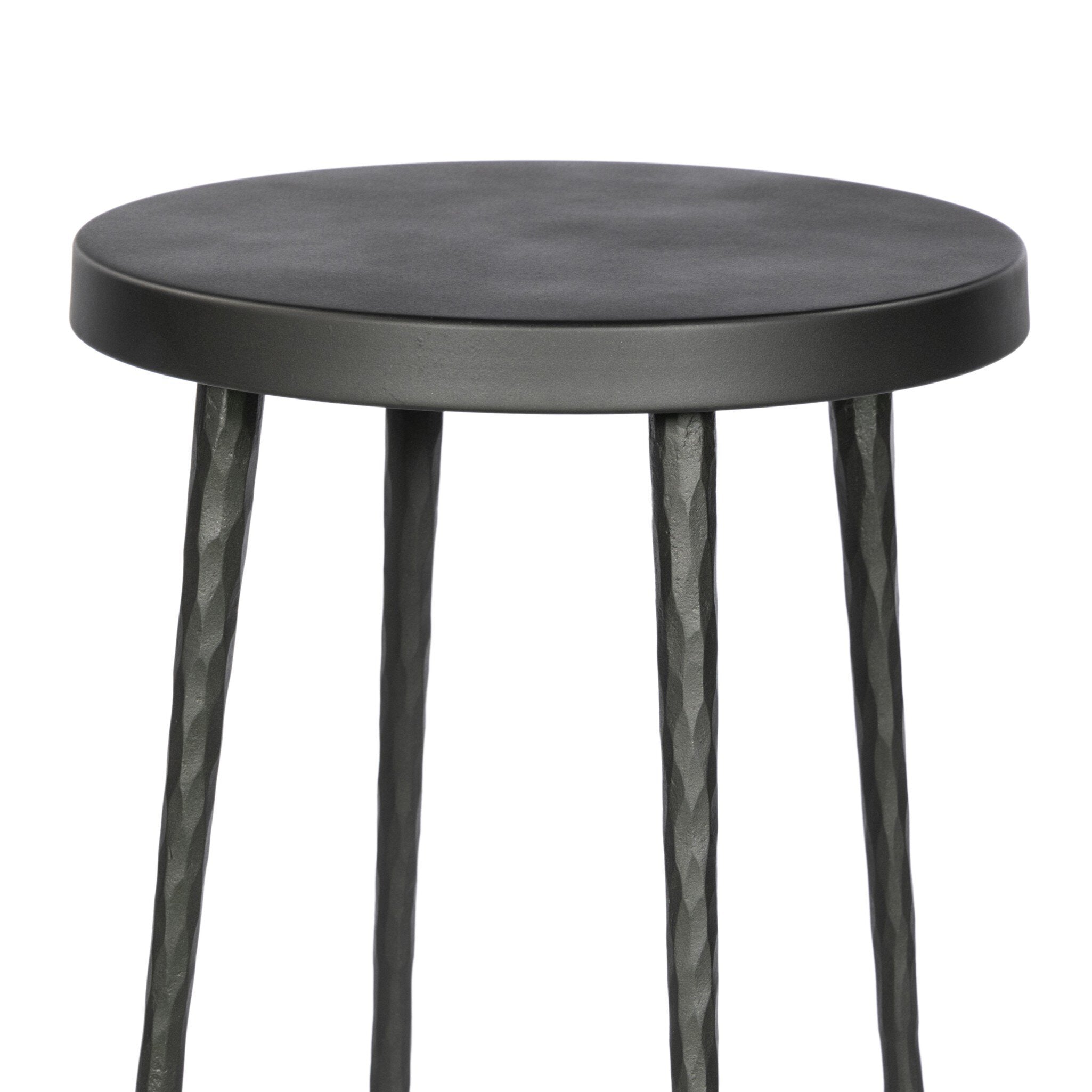 Four Hands Westwood Bar + Counter Stool — Hammered Gunmetal-Dark Gunmetal-Counter