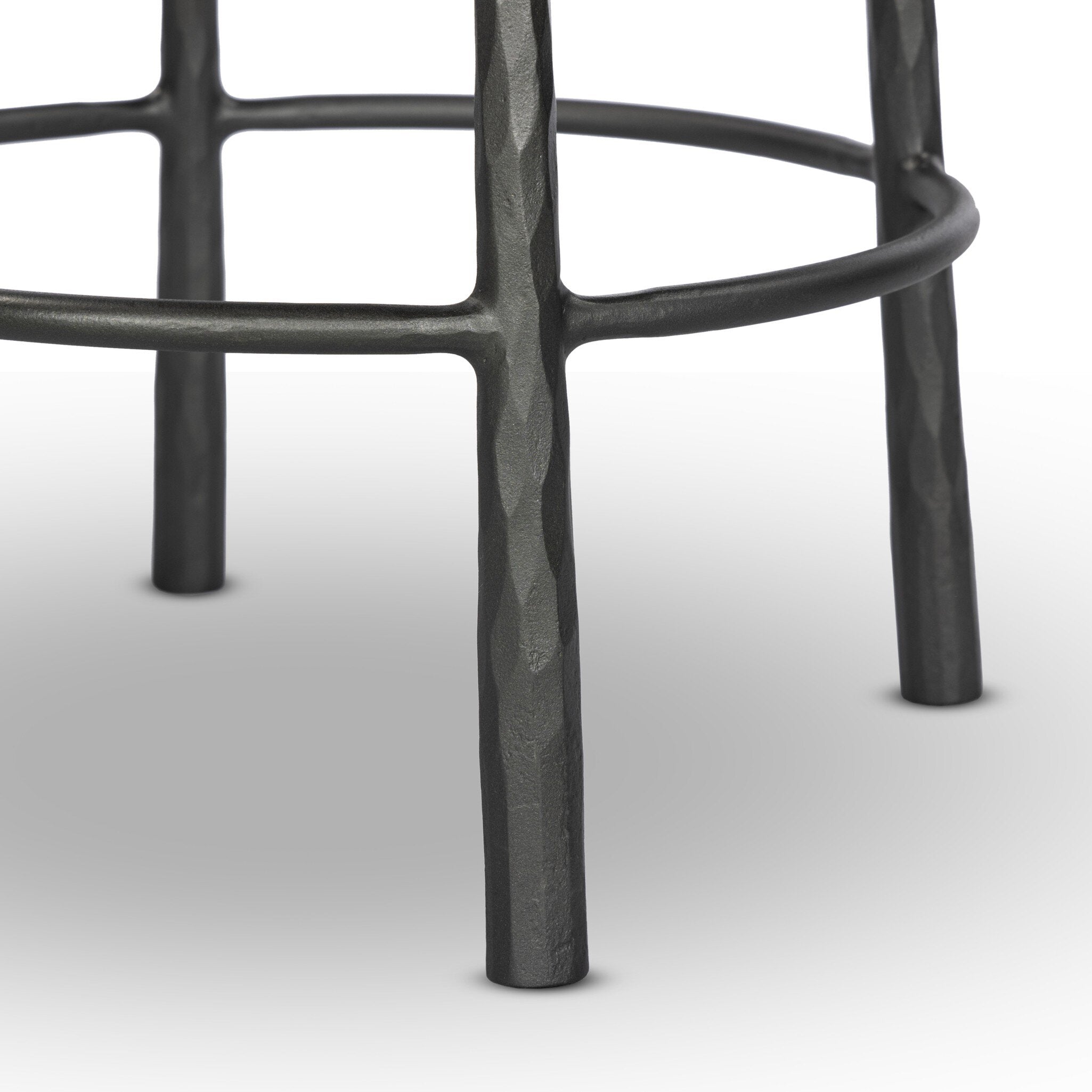Four Hands Westwood Bar + Counter Stool — Hammered Gunmetal-Dark Gunmetal-Counter
