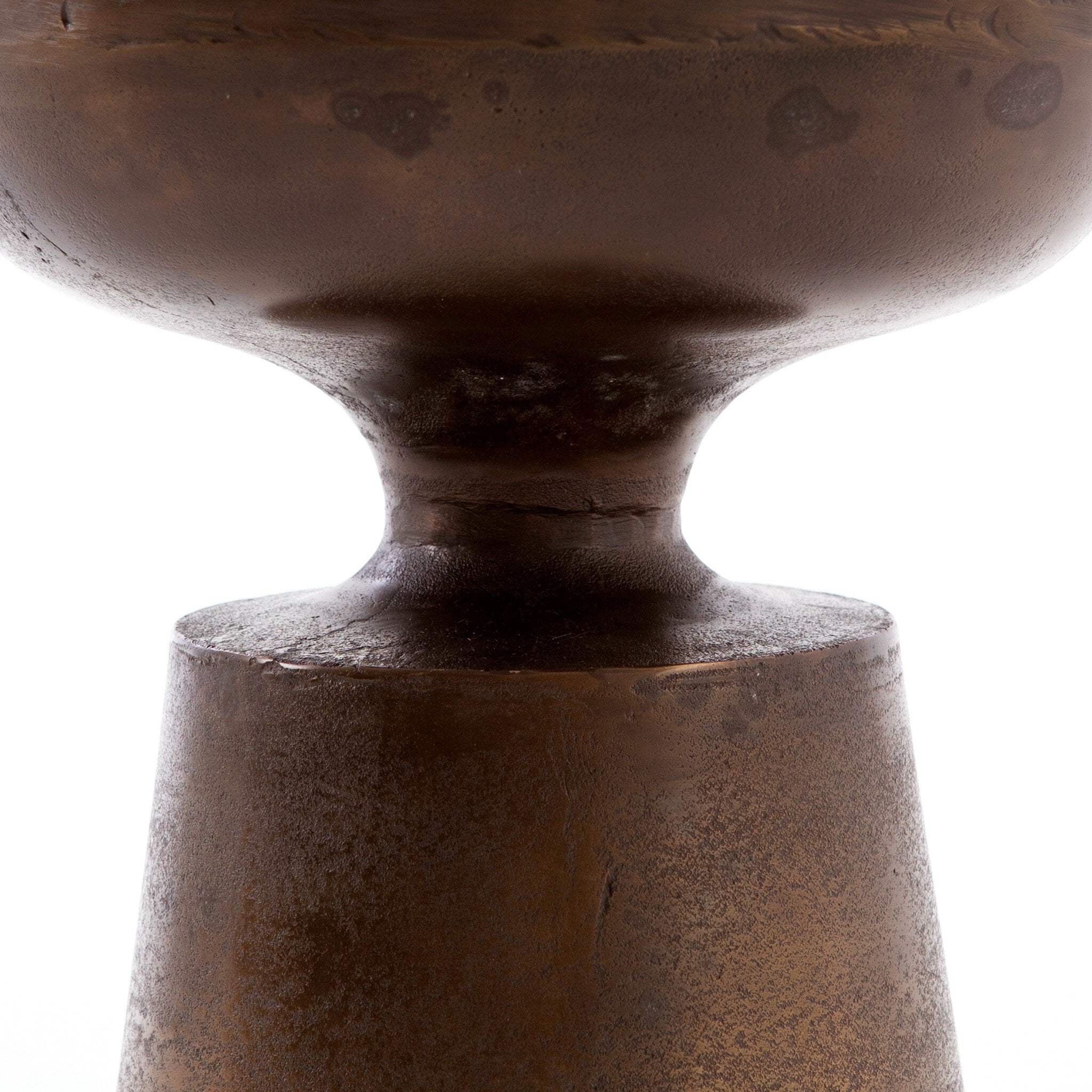 Four Hands Cruz End Table — Antique Rust