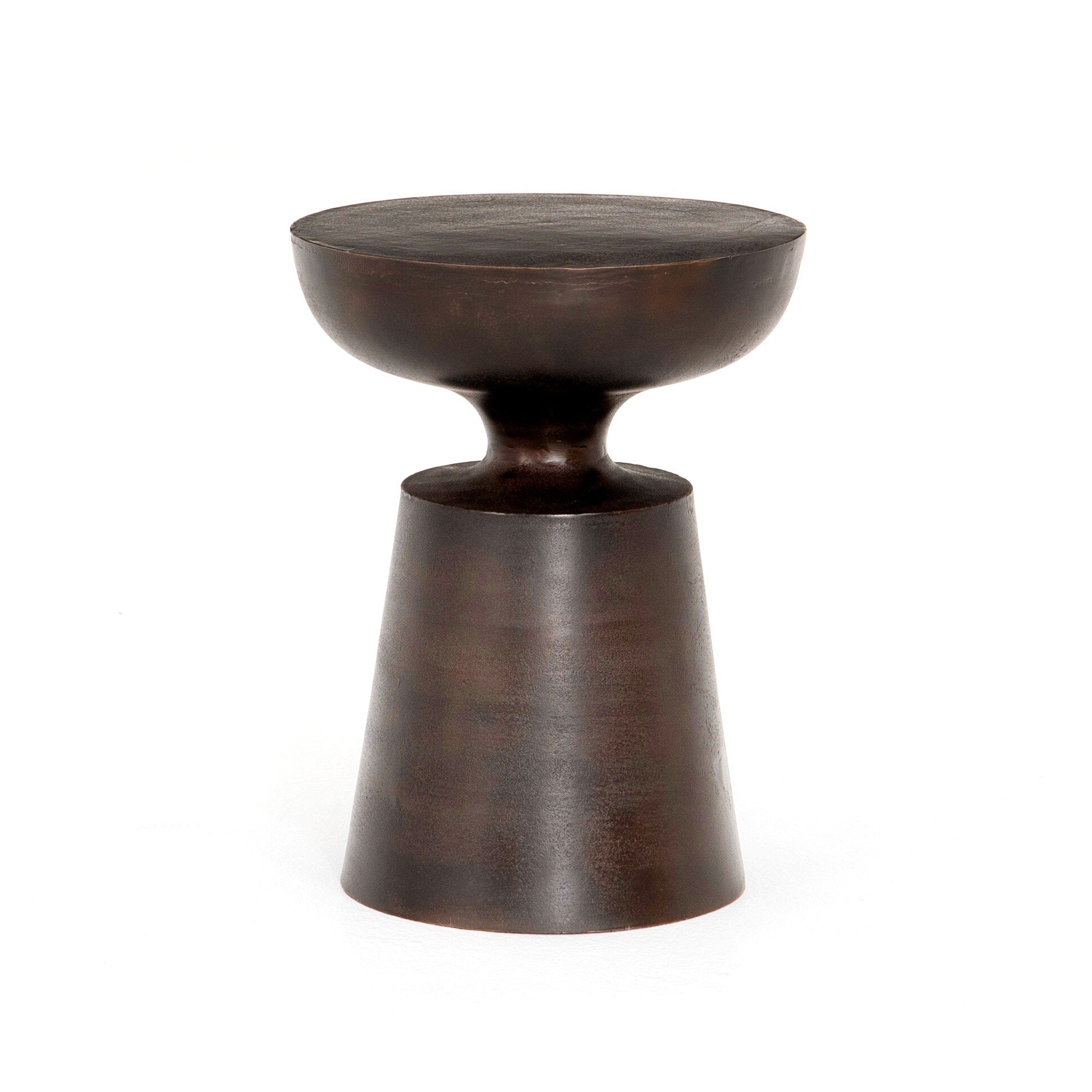 Four Hands Cruz End Table — Antique Rust