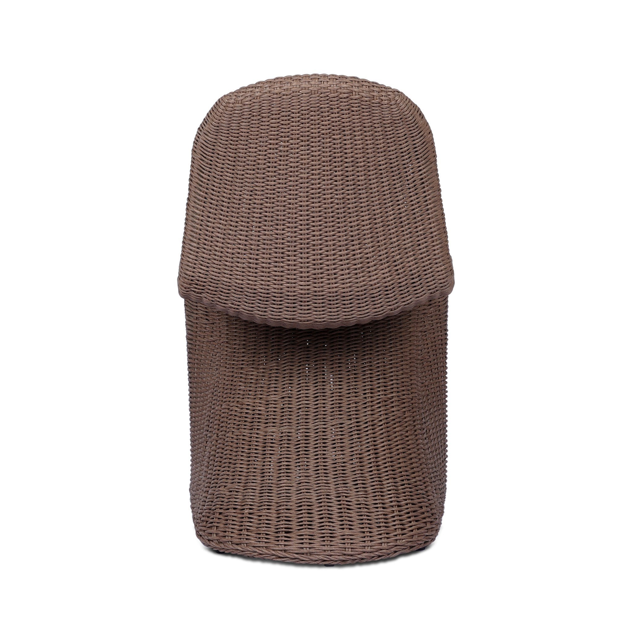 Four Hands Portia Outdoor Dining Chair — Tanned Weave