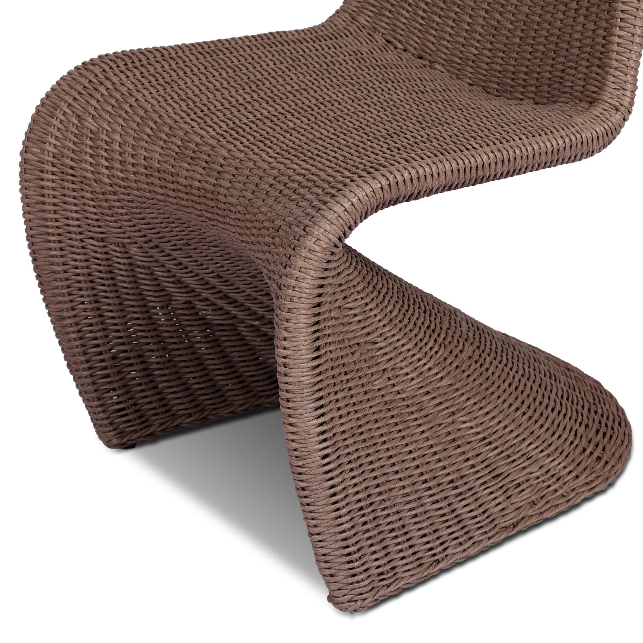 Four Hands Portia Outdoor Dining Chair — Tanned Weave