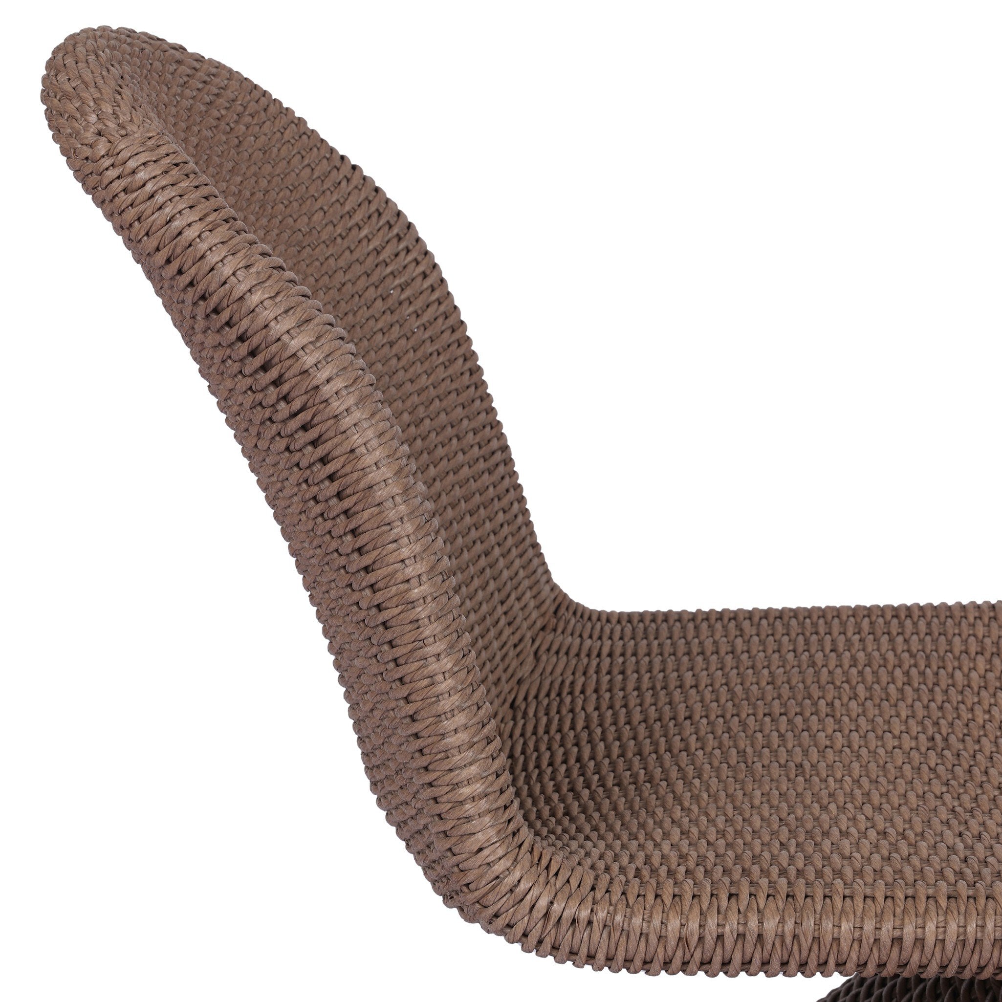 Four Hands Portia Outdoor Dining Chair — Tanned Weave