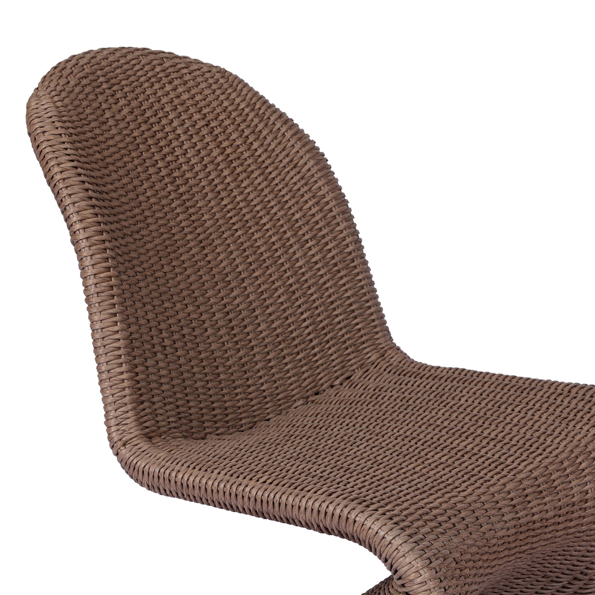 Four Hands Portia Outdoor Dining Chair — Tanned Weave