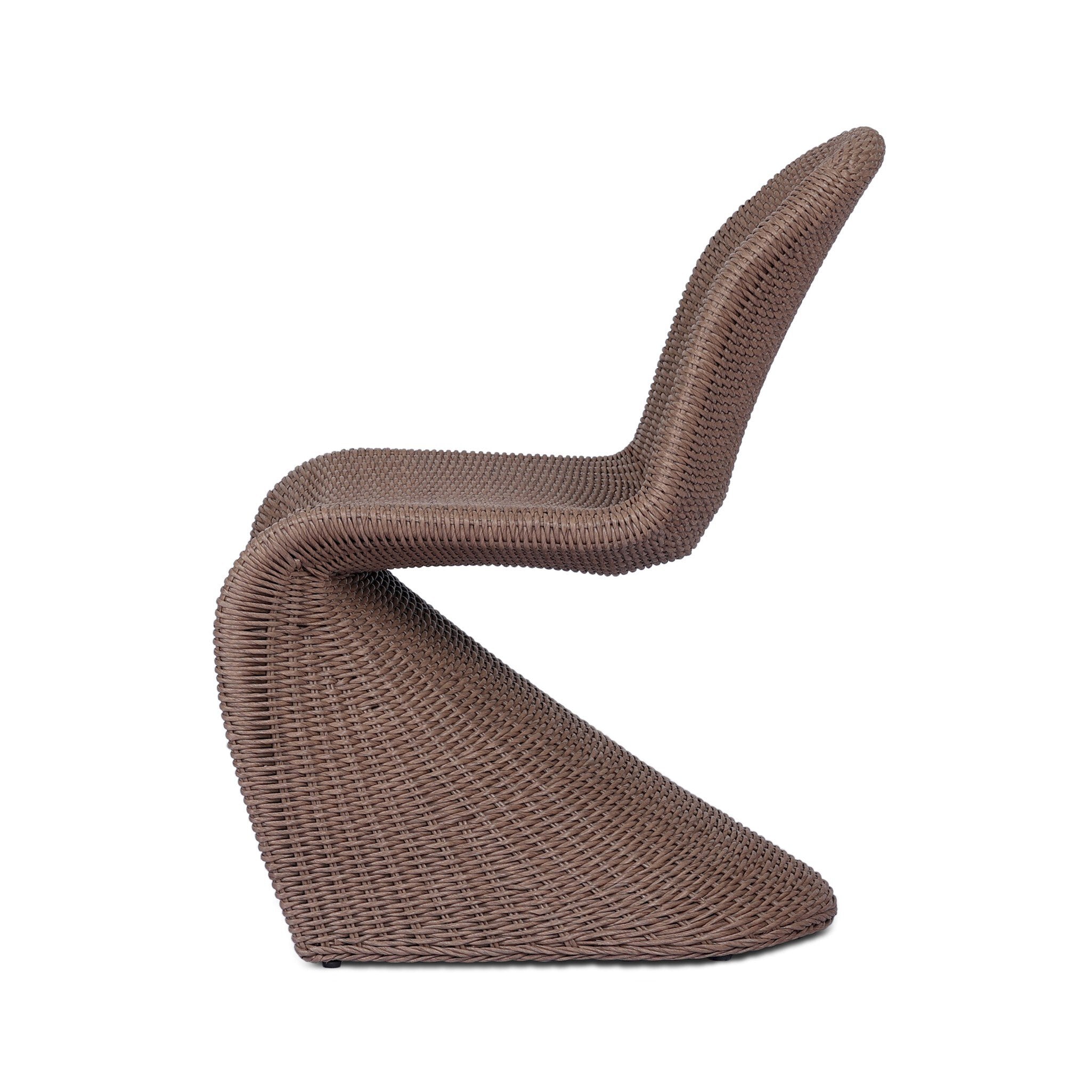 Four Hands Portia Outdoor Dining Chair — Tanned Weave