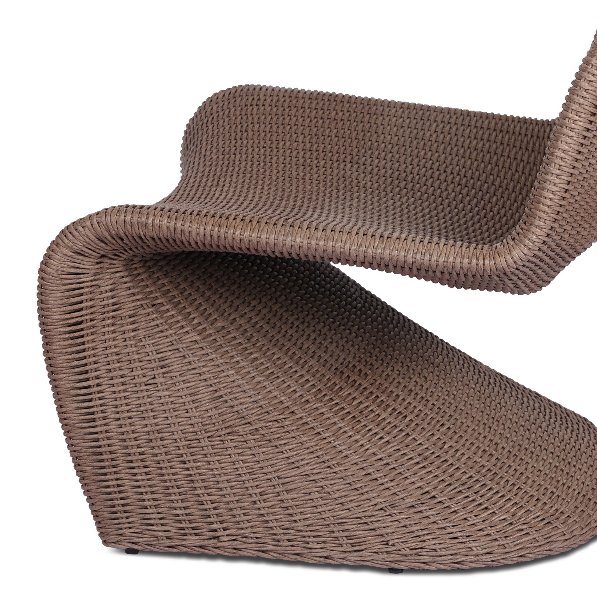 Four Hands Portia Outdoor Occasional Chair — Tanned Weave