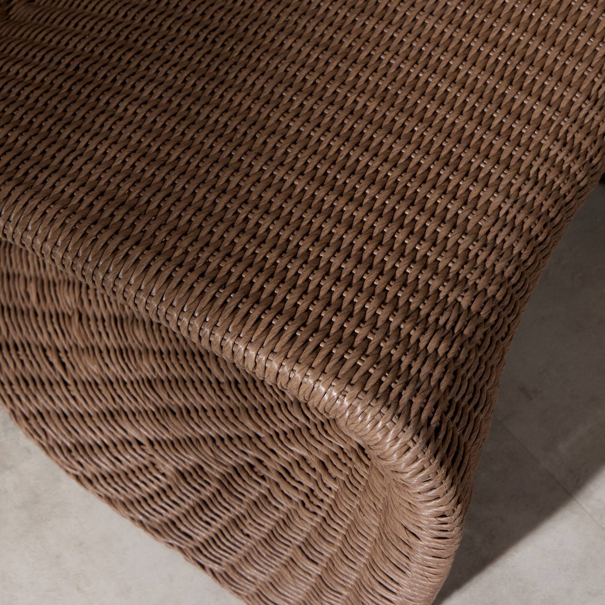 Four Hands Portia Outdoor Occasional Chair — Tanned Weave