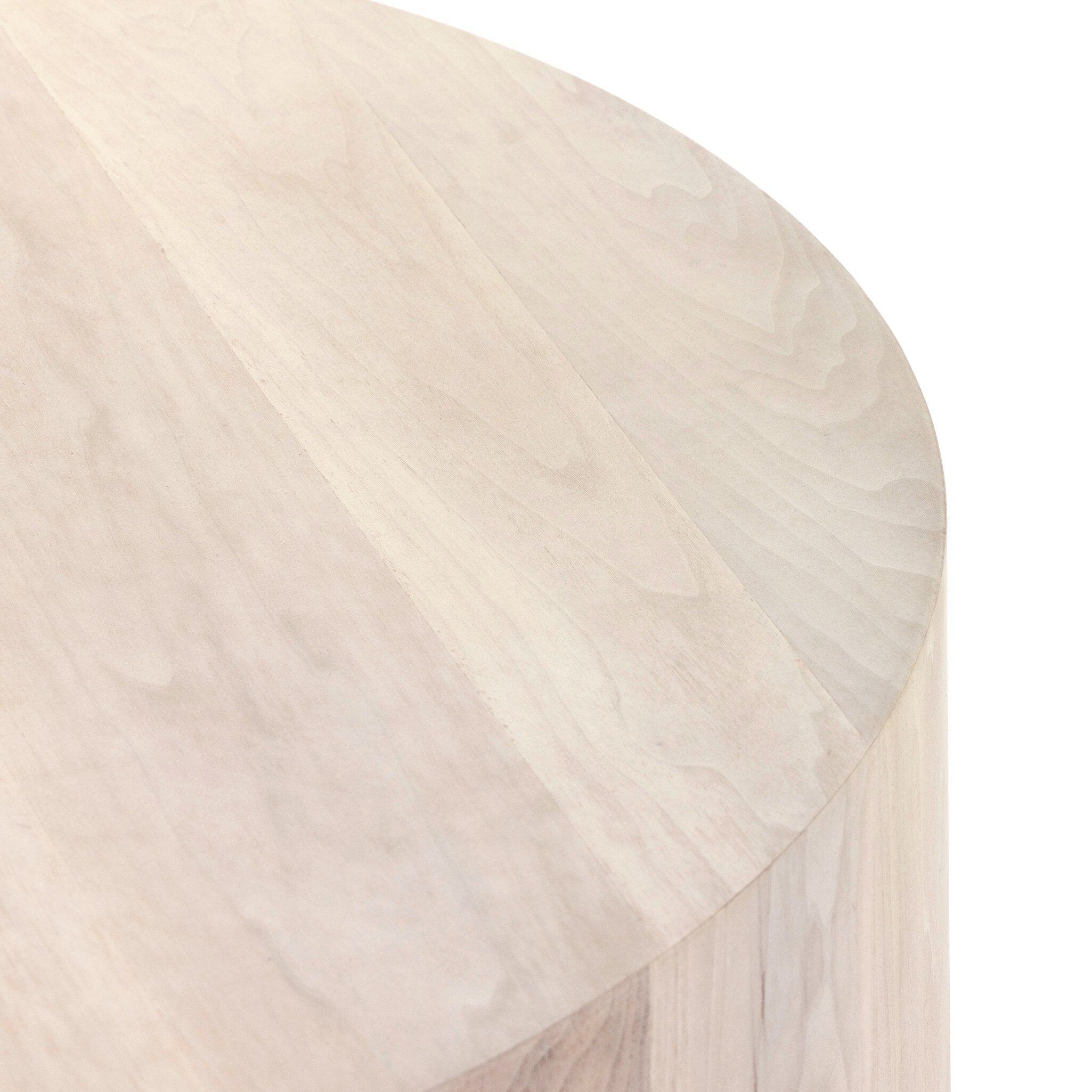 Four Hands Hudson Round Coffee Table — Ashen Walnut-Black Pine