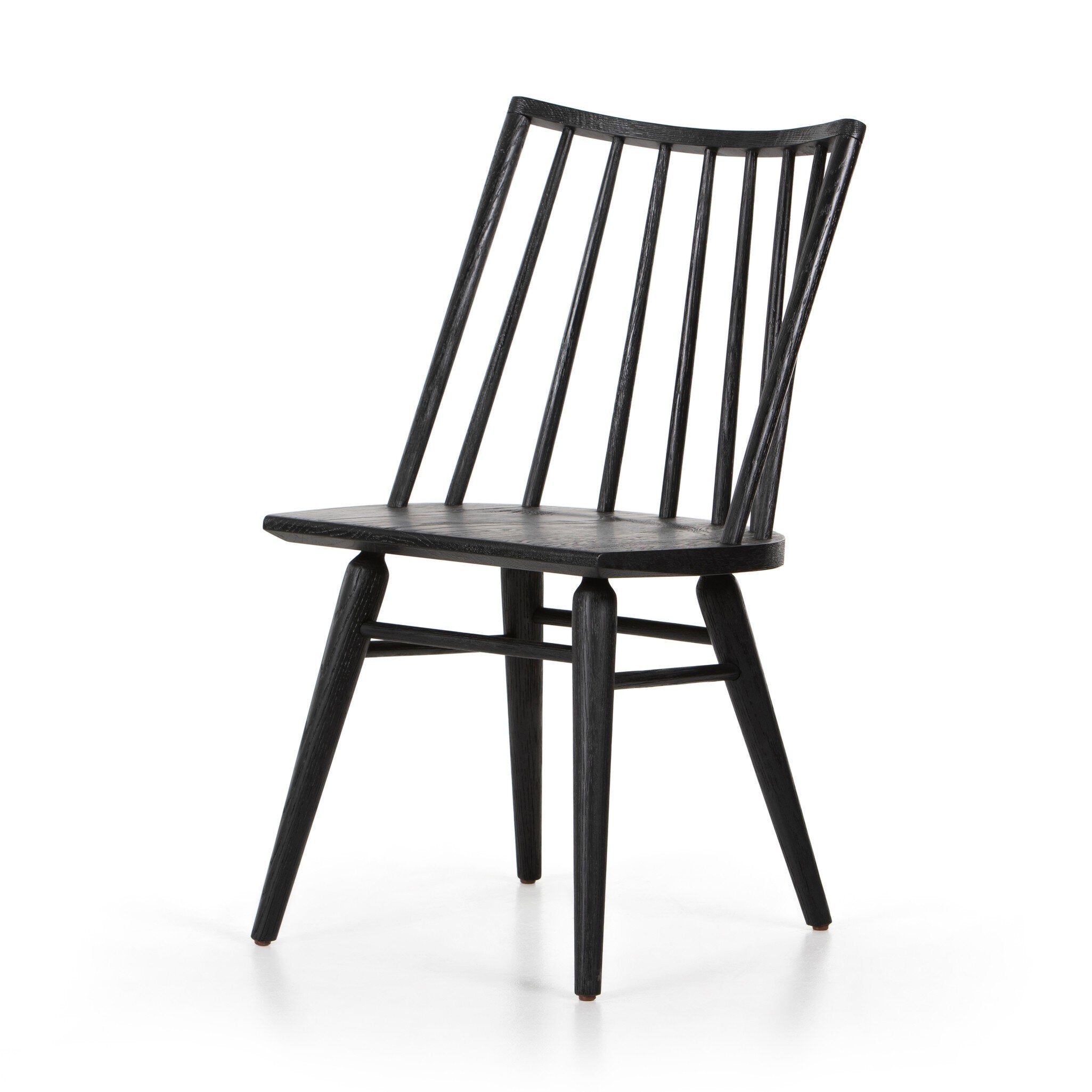 Four Hands Lewis Windsor Chair — Black Oak