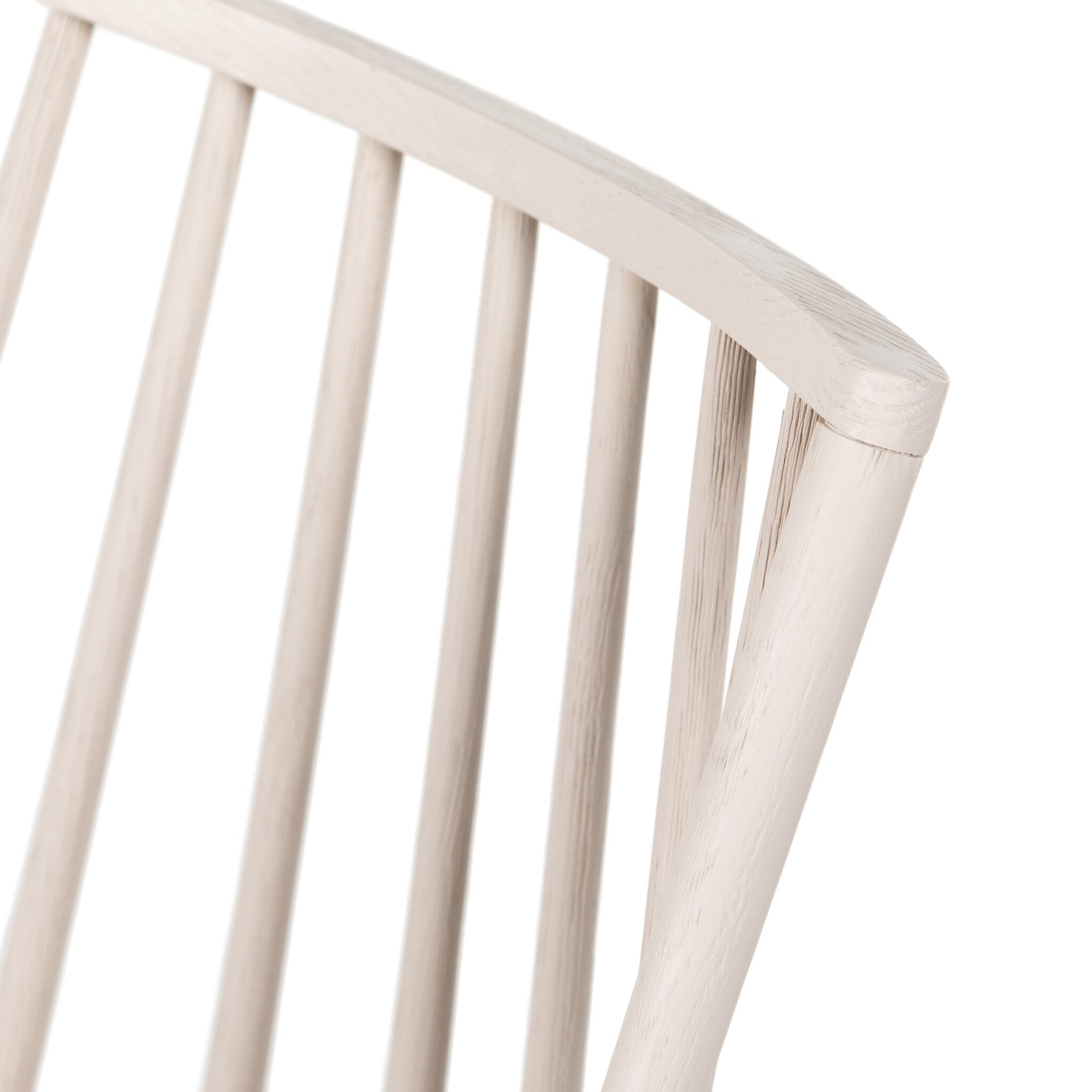 Four Hands Lewis Windsor Chair — Off White Oak Solid