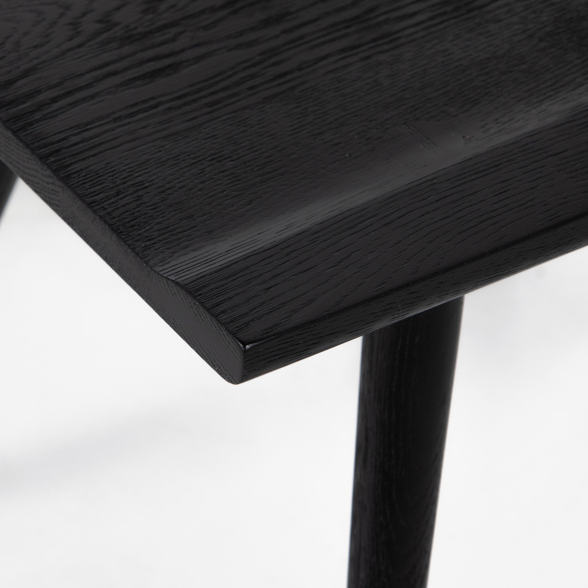 Four Hands Ripley Dining Chair — Black Oak-Black Oak Veneer