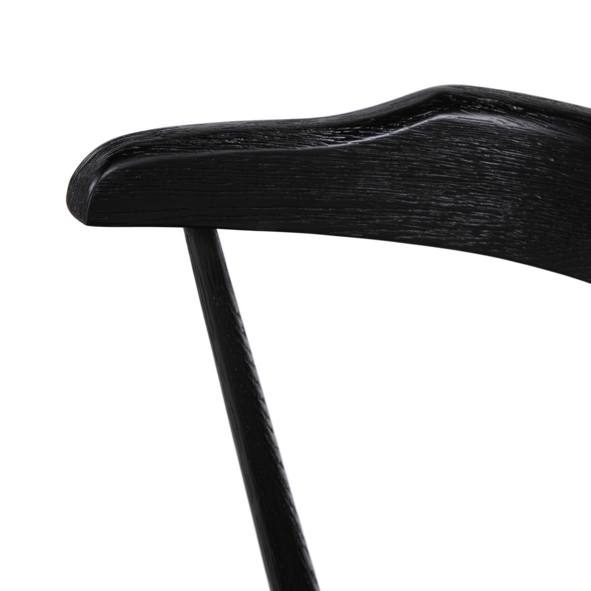 Four Hands Ripley Dining Chair — Black Oak-Black Oak Veneer
