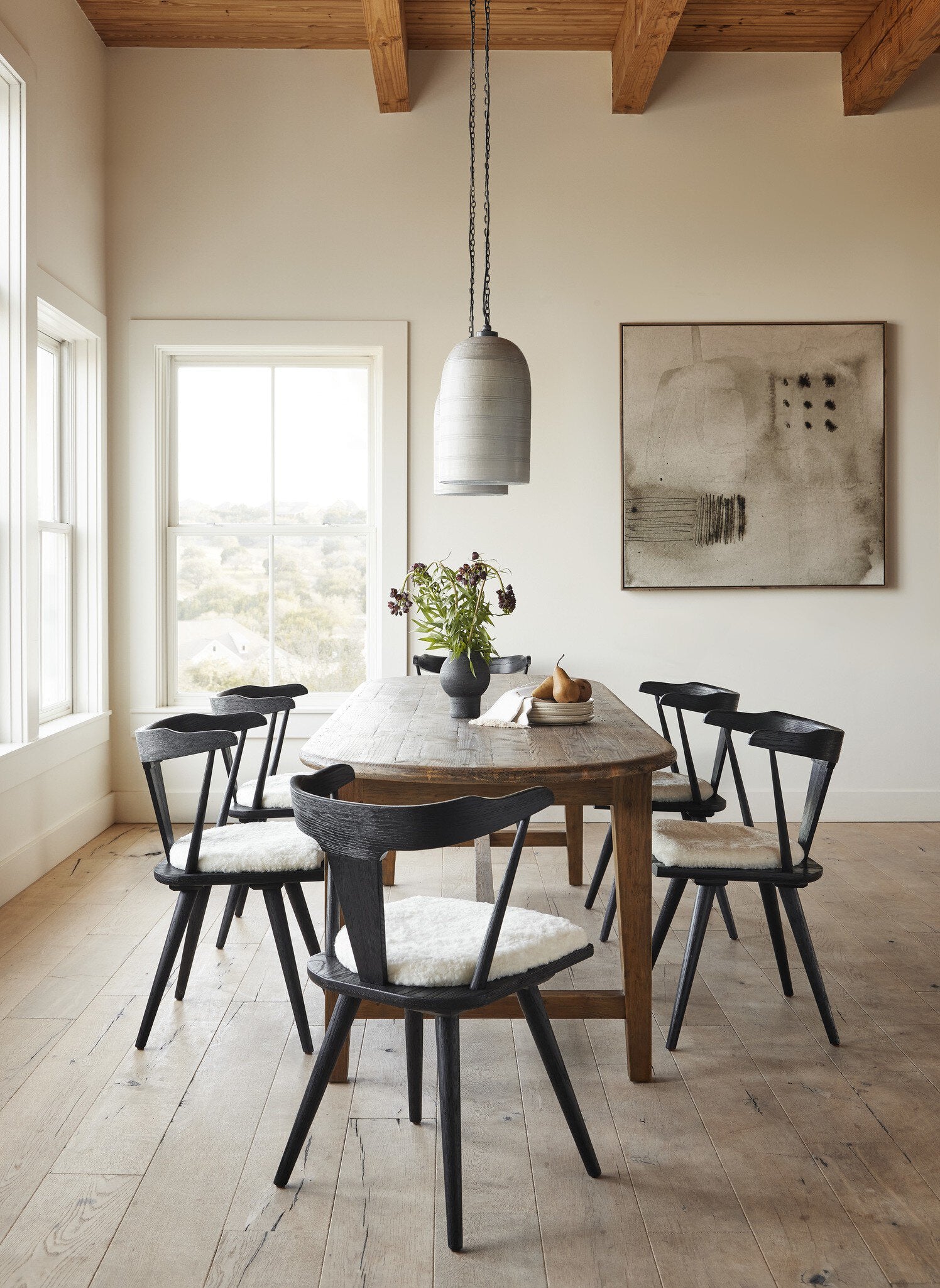 Four Hands Ripley Dining Chair — Black Oak-Black Oak Veneer