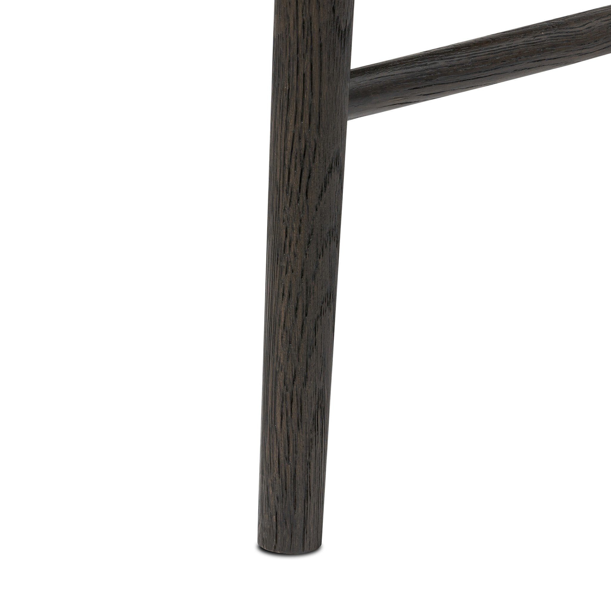 Four Hands Glenmore Dining Chair — Taupe Shearling-Light Carbon