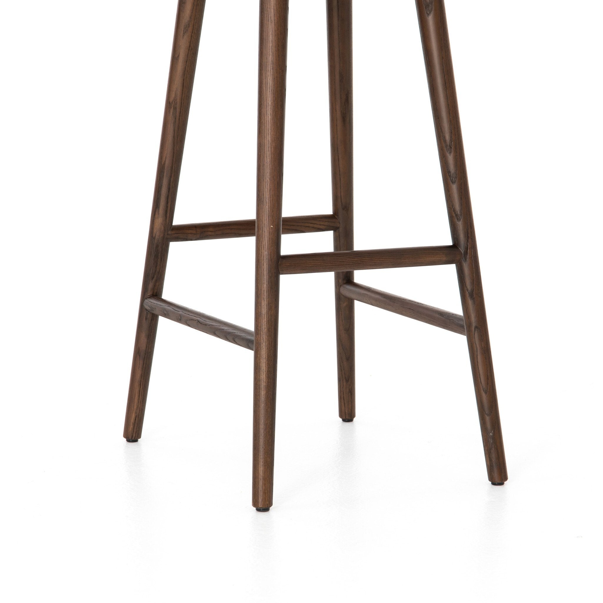 Four Hands Union Bar + Counter Stool — Distressed Black-Warm Parawood-Bar