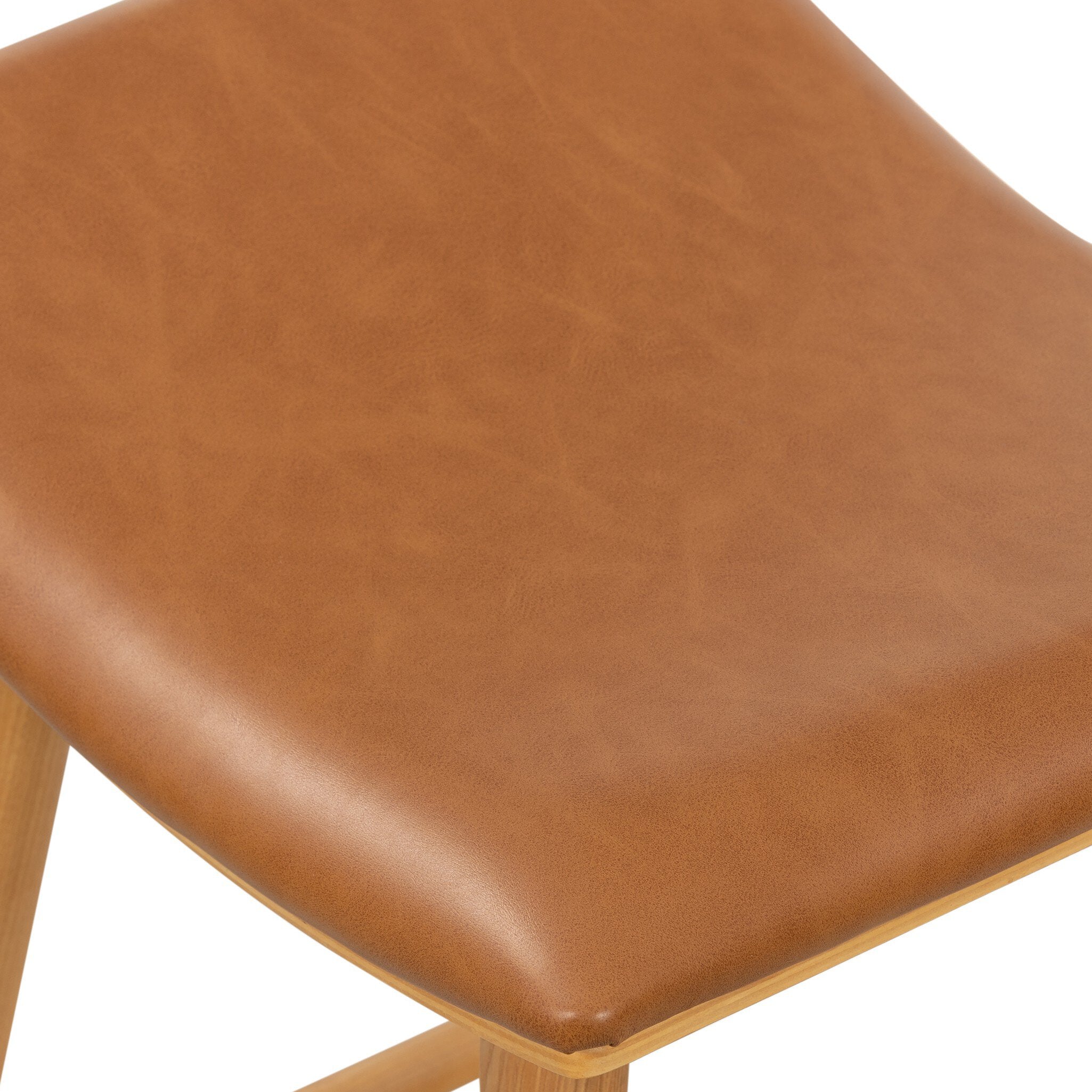 Four Hands Union Bar + Counter Stool — Smoked Natural Parawood-Sierra Butterscotch-Bar