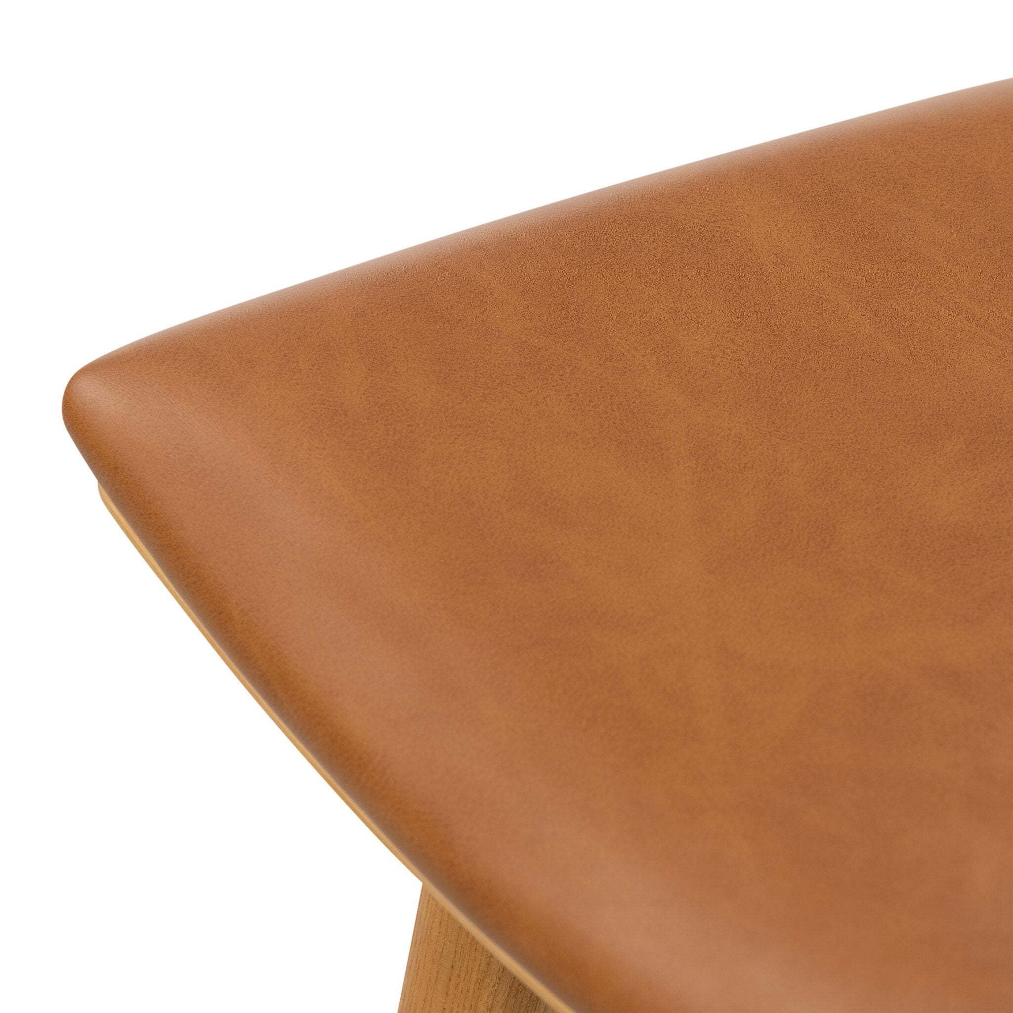 Four Hands Union Bar + Counter Stool — Smoked Natural Parawood-Sierra Butterscotch-Bar