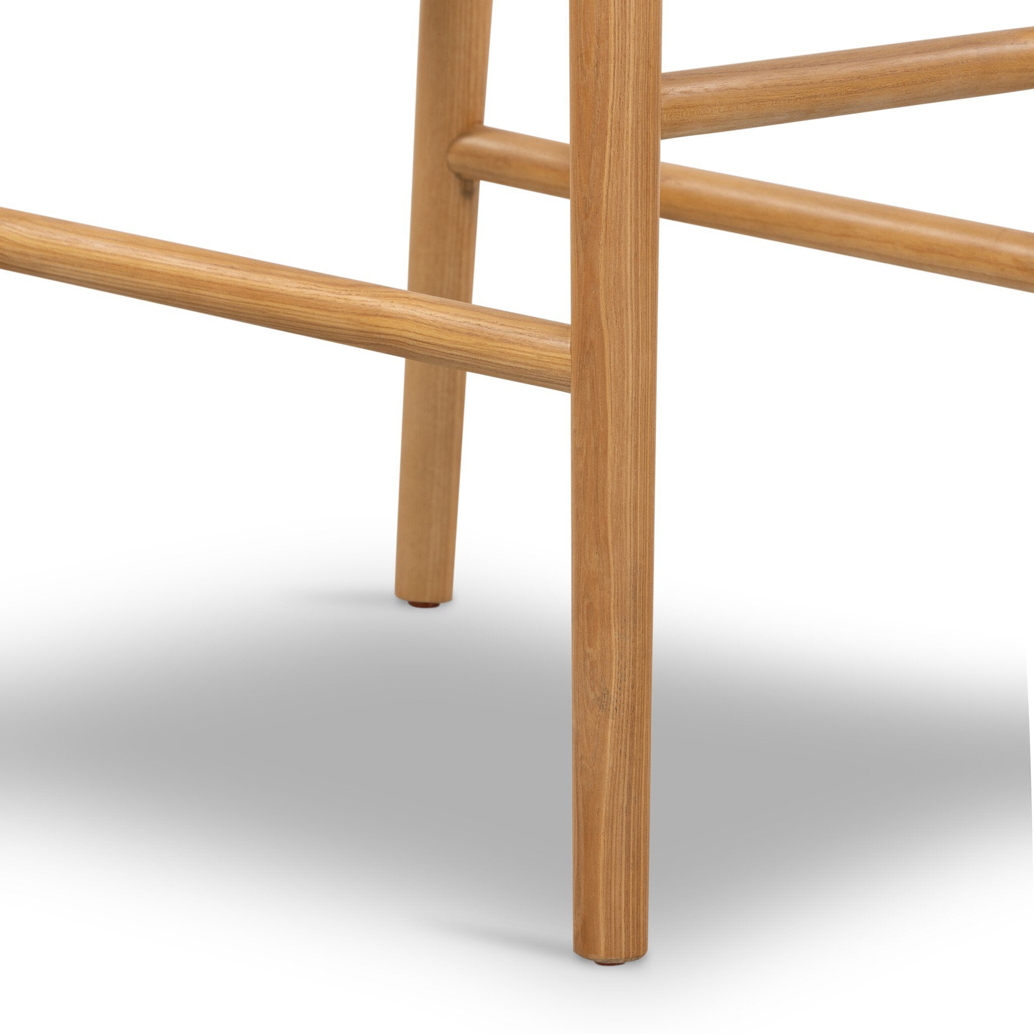Four Hands Union Bar + Counter Stool — Smoked Natural Parawood-Sierra Butterscotch-Bar