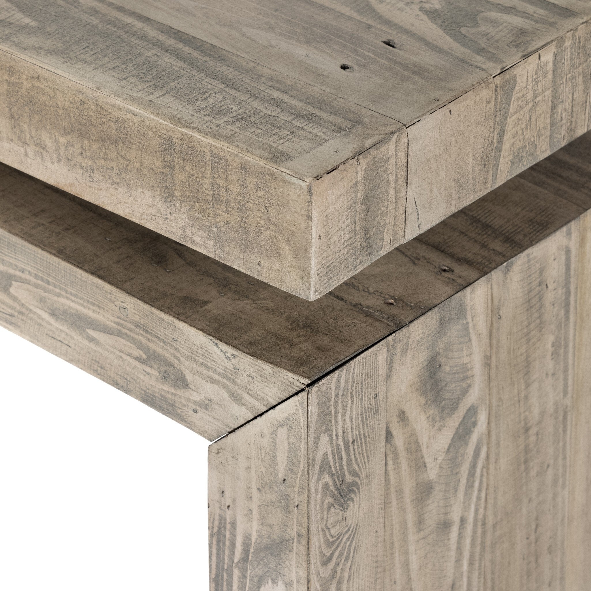 Four Hands Matthes Console Table - 79" — Weathered Wheat