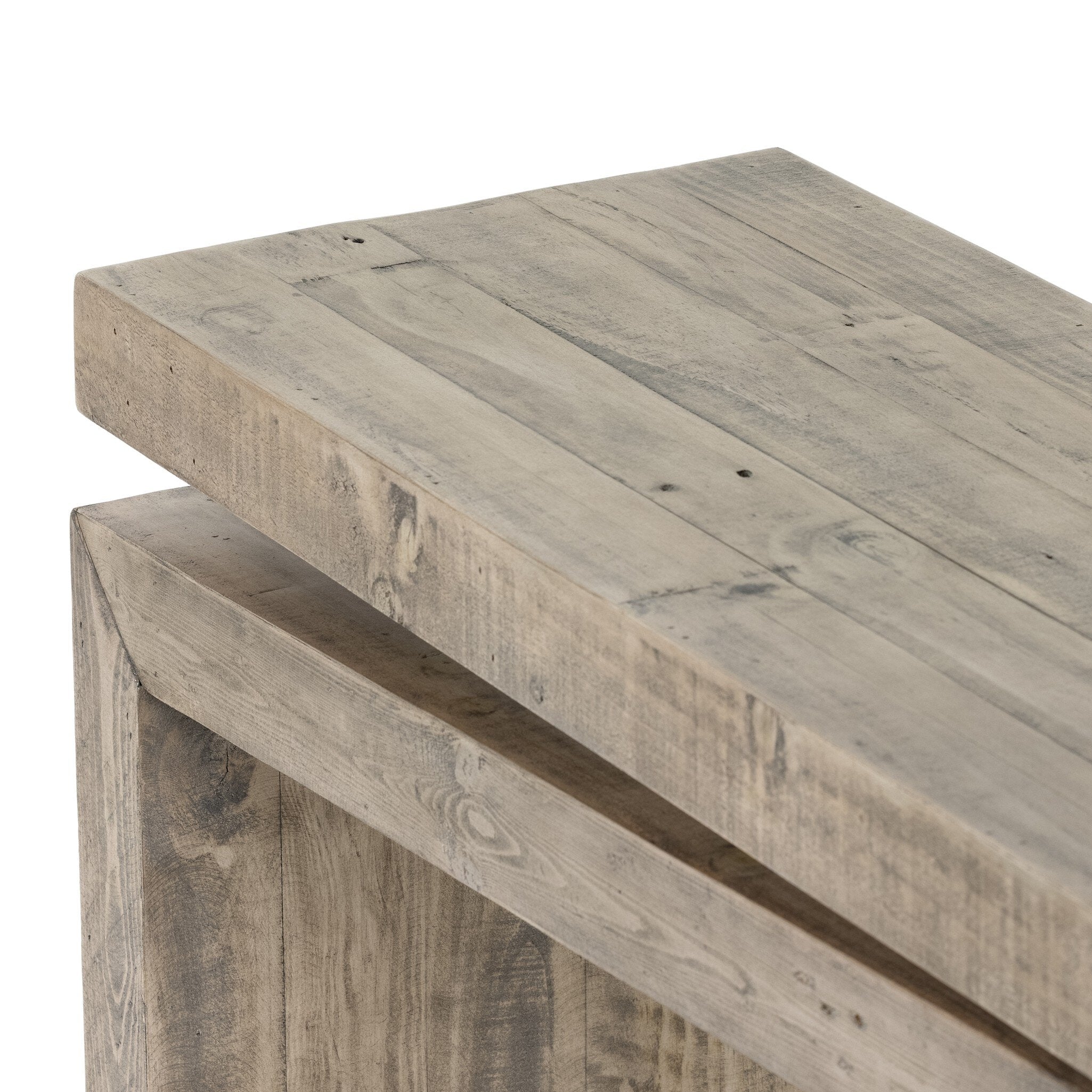 Four Hands Matthes Console Table - 79" — Weathered Wheat