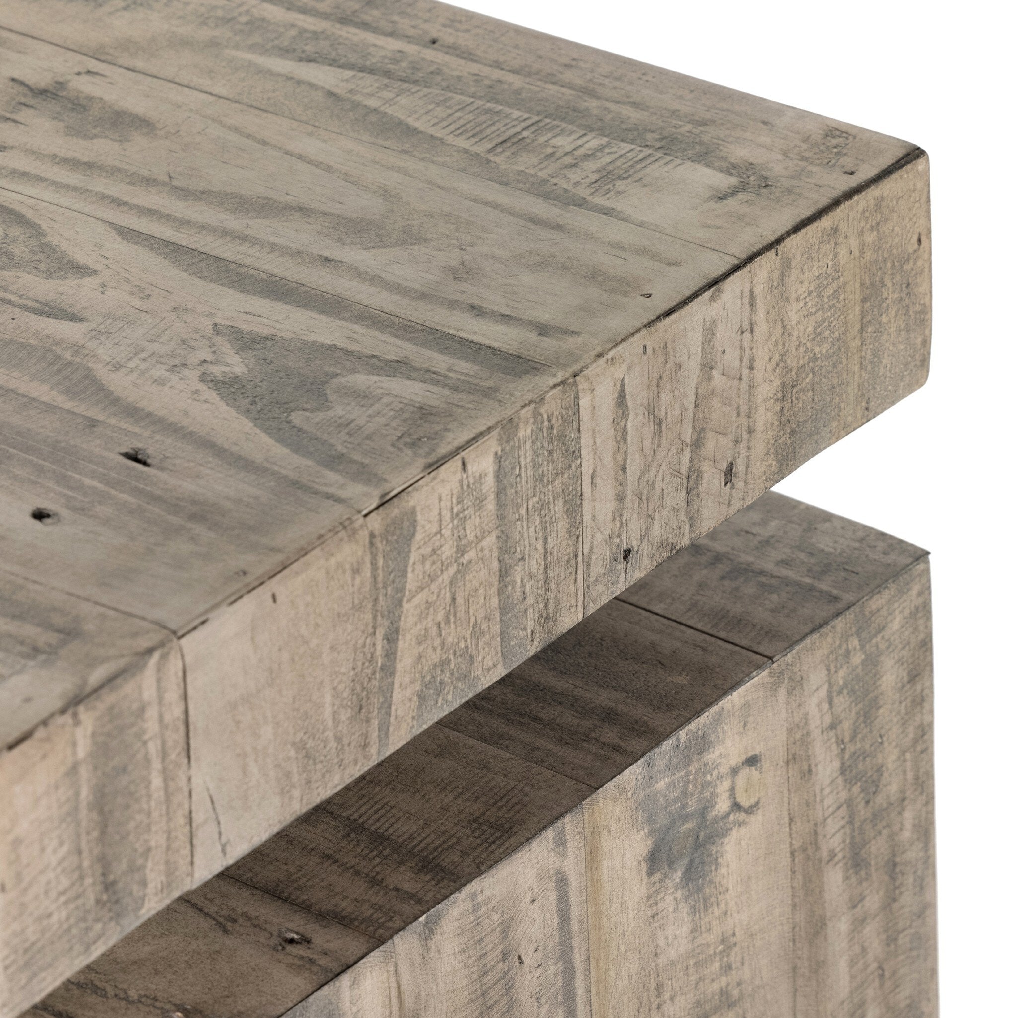 Four Hands Matthes Console Table - 79" — Weathered Wheat