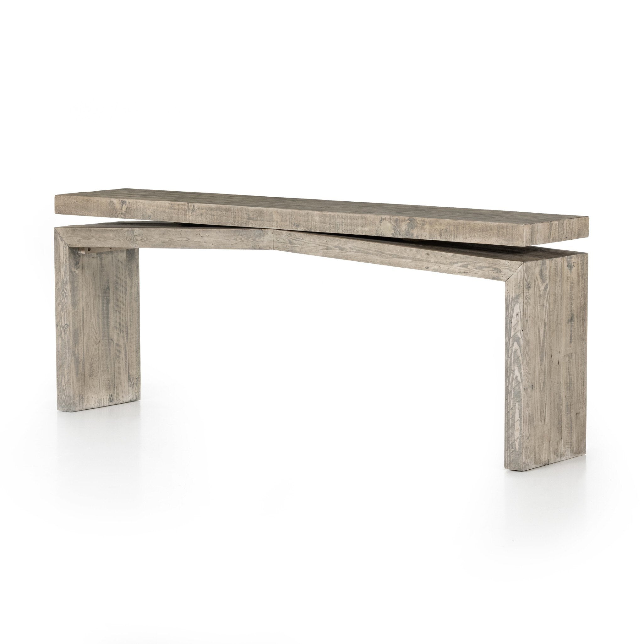 Four Hands Matthes Console Table - 79" — Weathered Wheat