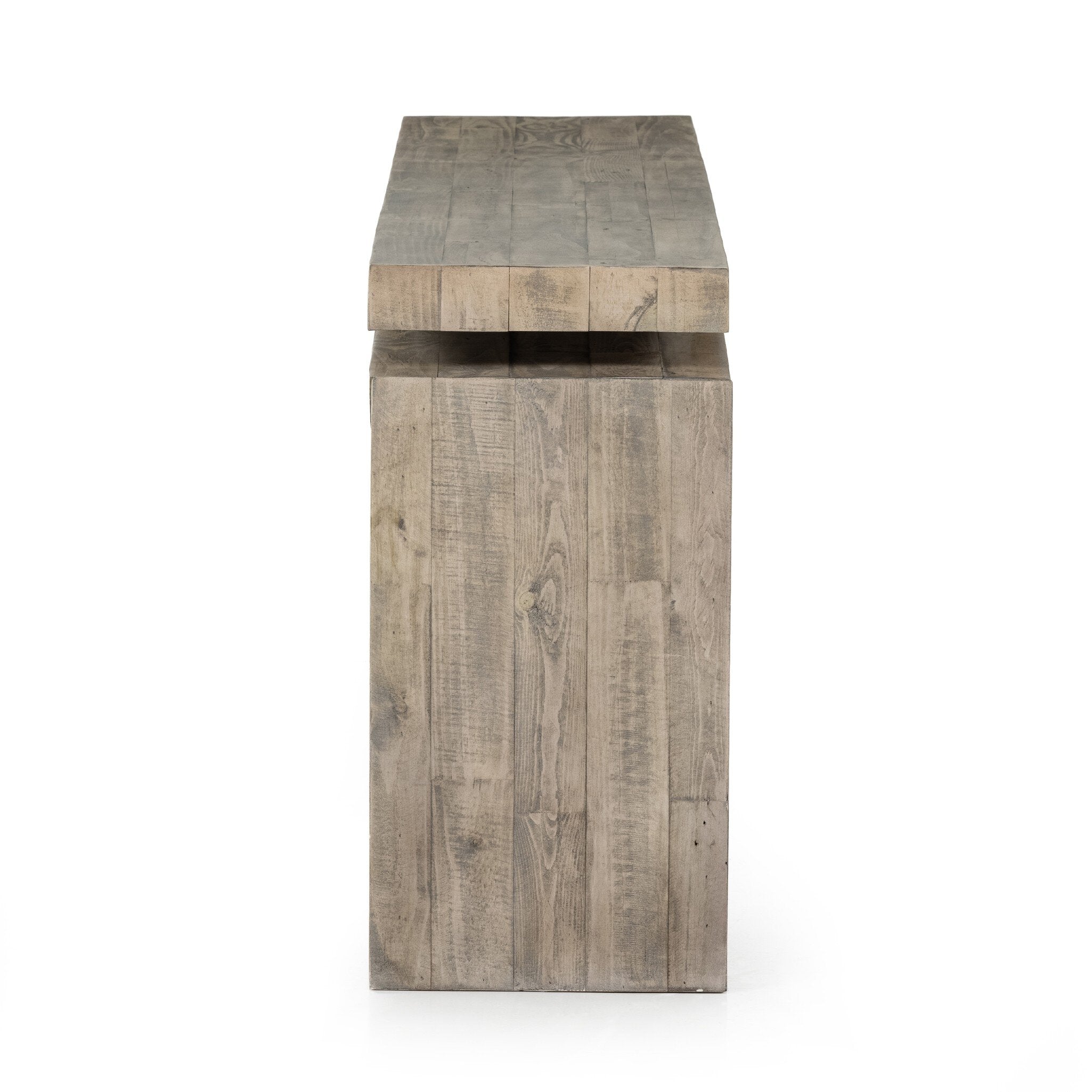 Four Hands Matthes Console Table - 79" — Weathered Wheat