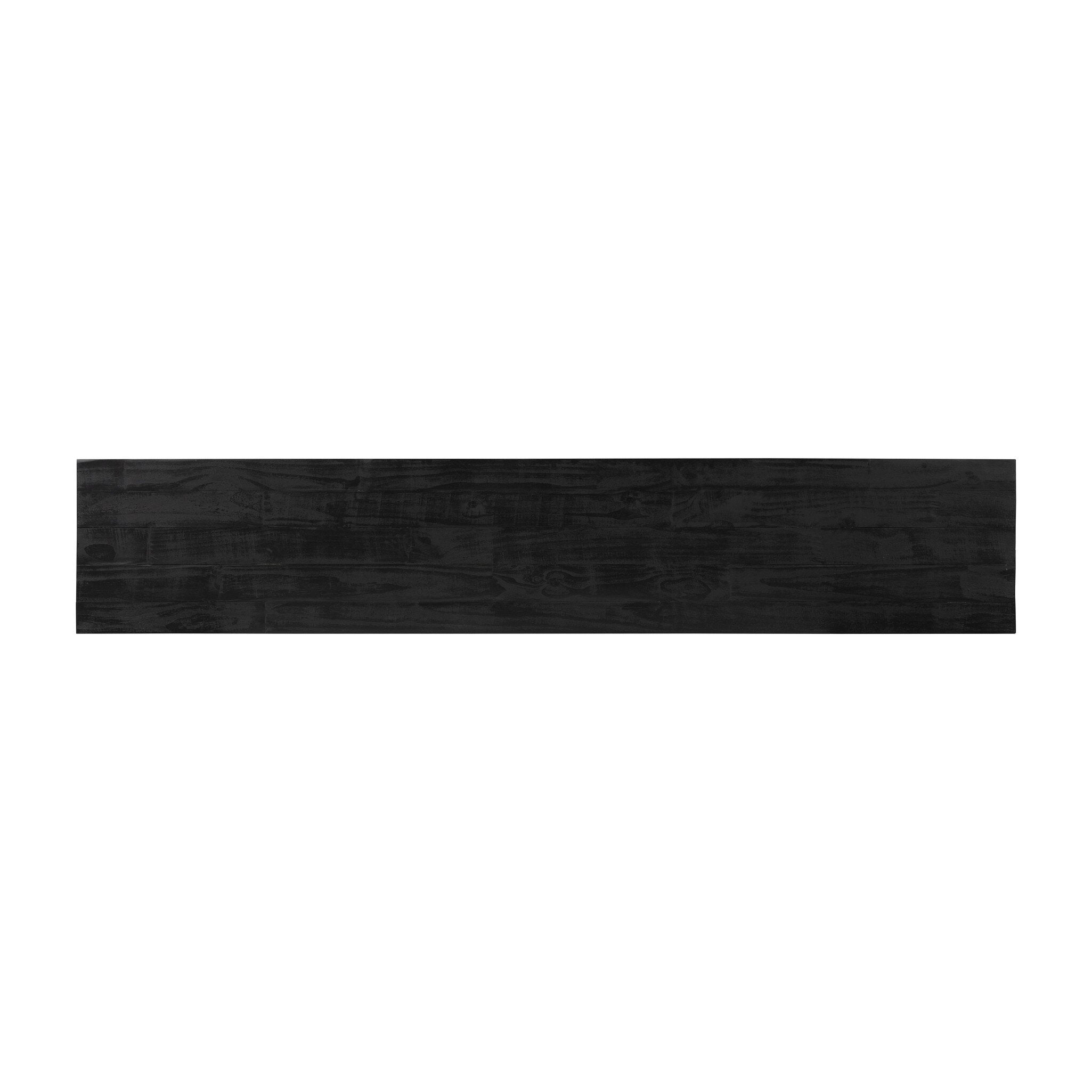 Four Hands Matthes Console Table - 79" — Aged Black Pine