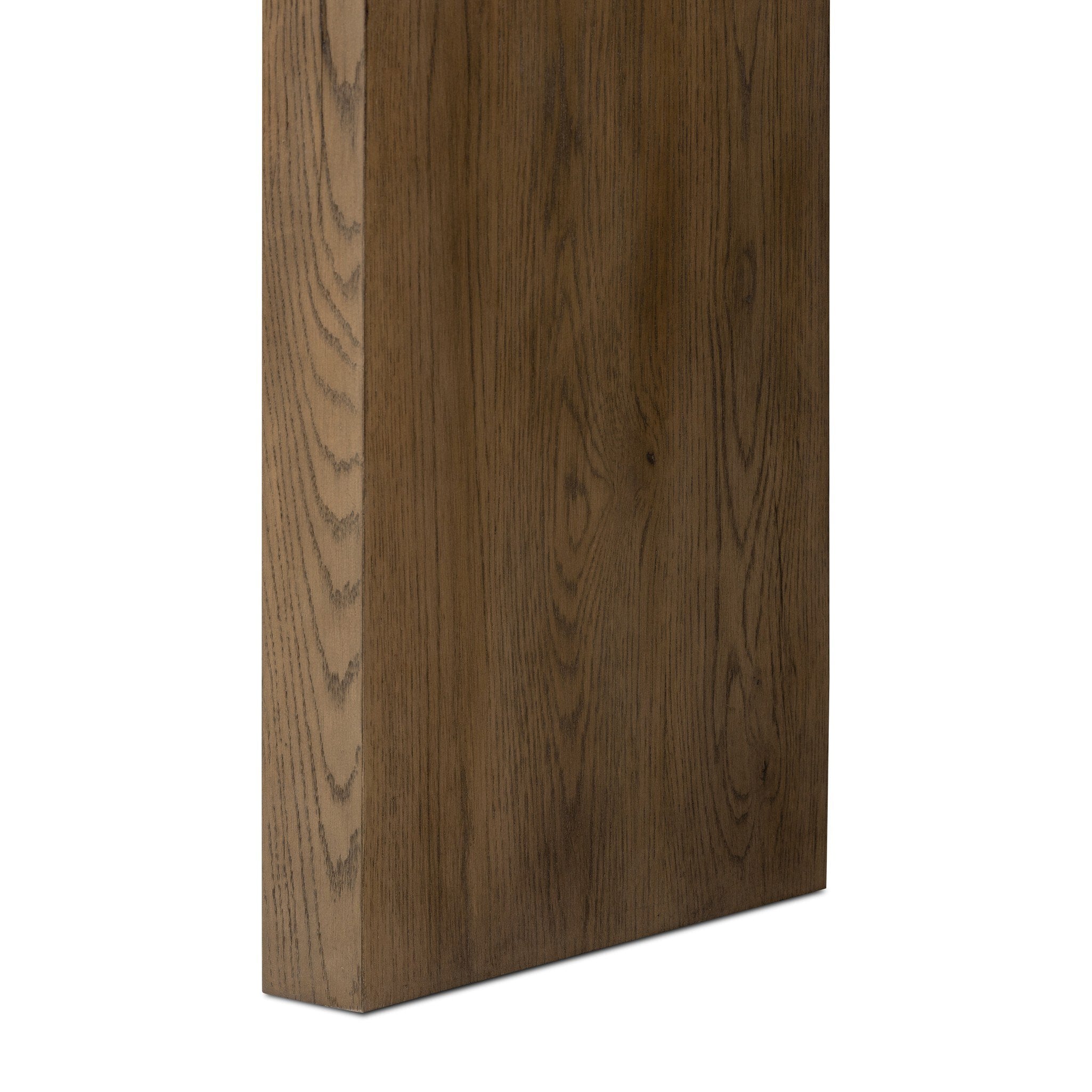 Four Hands Matthes Console Table - 79" — Rustic Grey Veneer