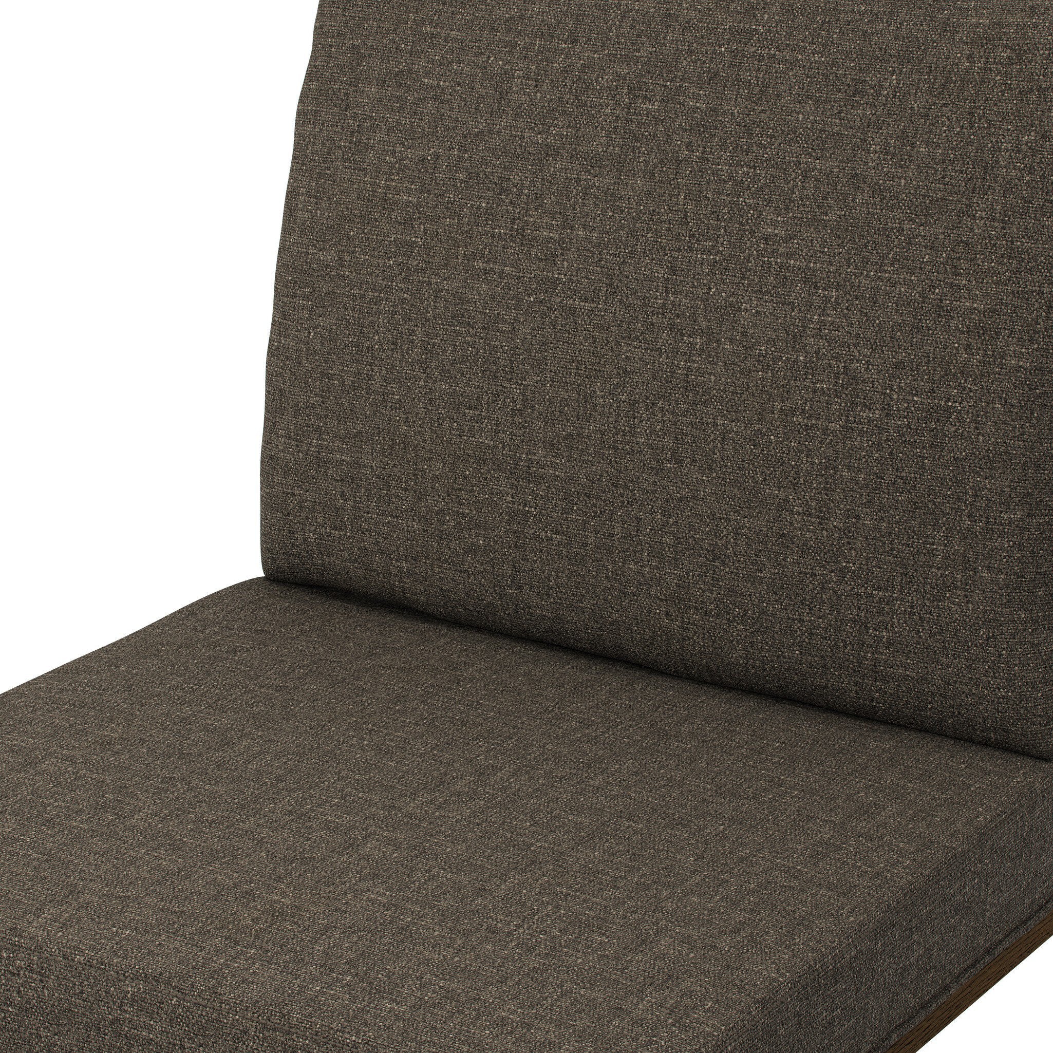 Four Hands Crete Dining Chair — Landale Charcoal-Midnight Iron-Sienna Brown Oak