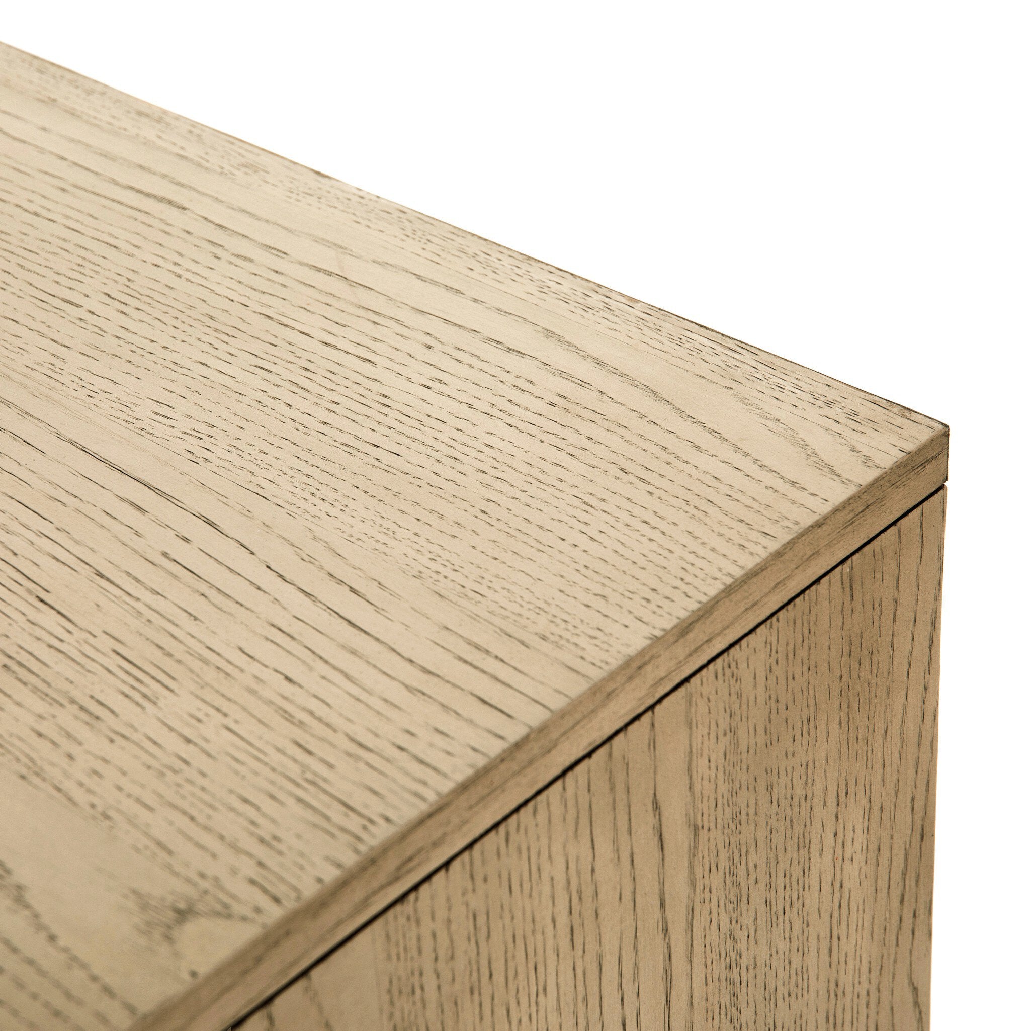 Four Hands Rosedale 3 Drawer Dresser — Yucca Oak Veneer-Chaps Sand-Gunmetal