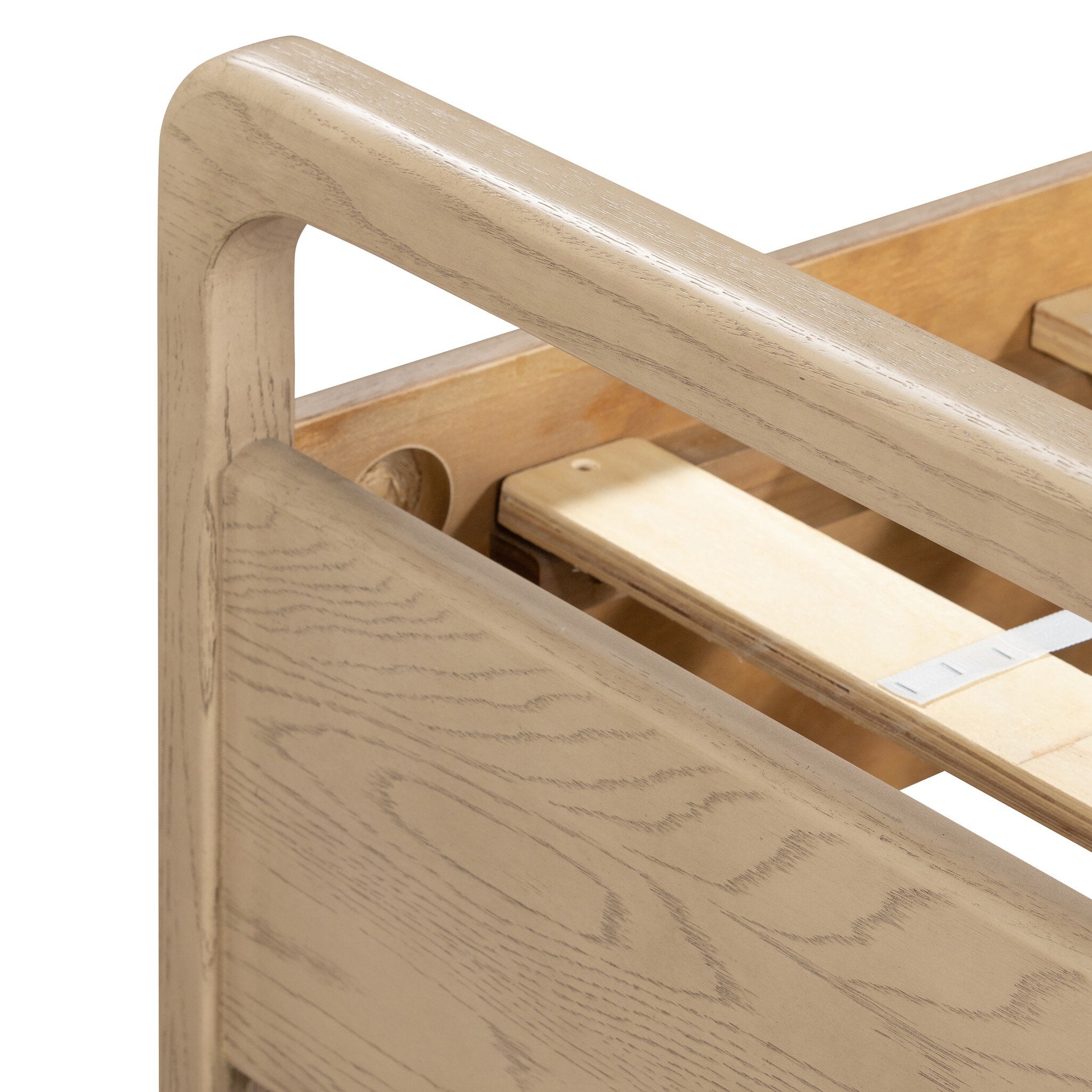 Four Hands Rosedale Bed — Yucca Oak Veneer-Knoll Natural-Yucca Oak-King