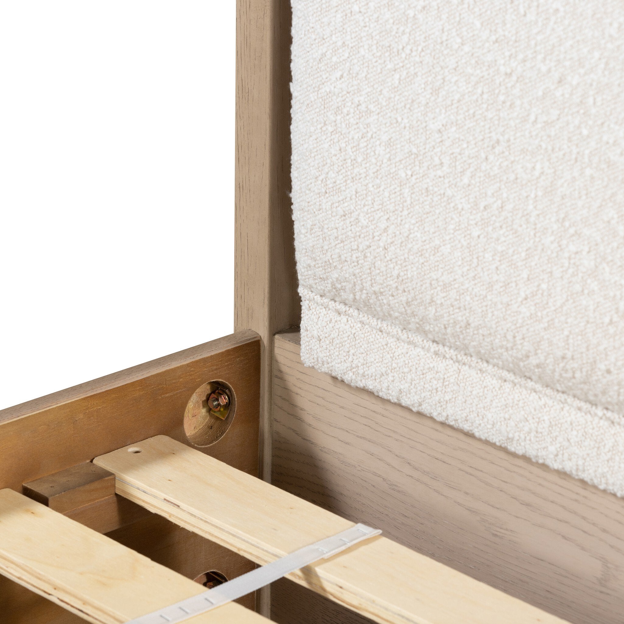 Four Hands Rosedale Bed — Yucca Oak Veneer-Knoll Natural-Yucca Oak-King