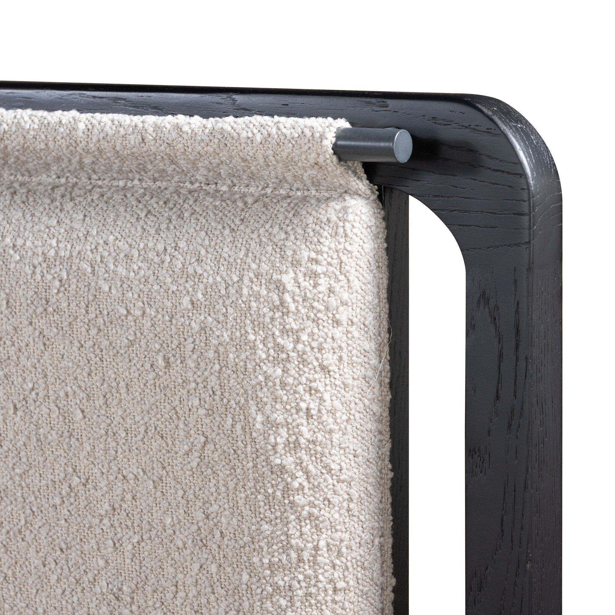 Four Hands Rosedale Bed — Ebony Oak-Knoll Sand-Yucca Oak-King
