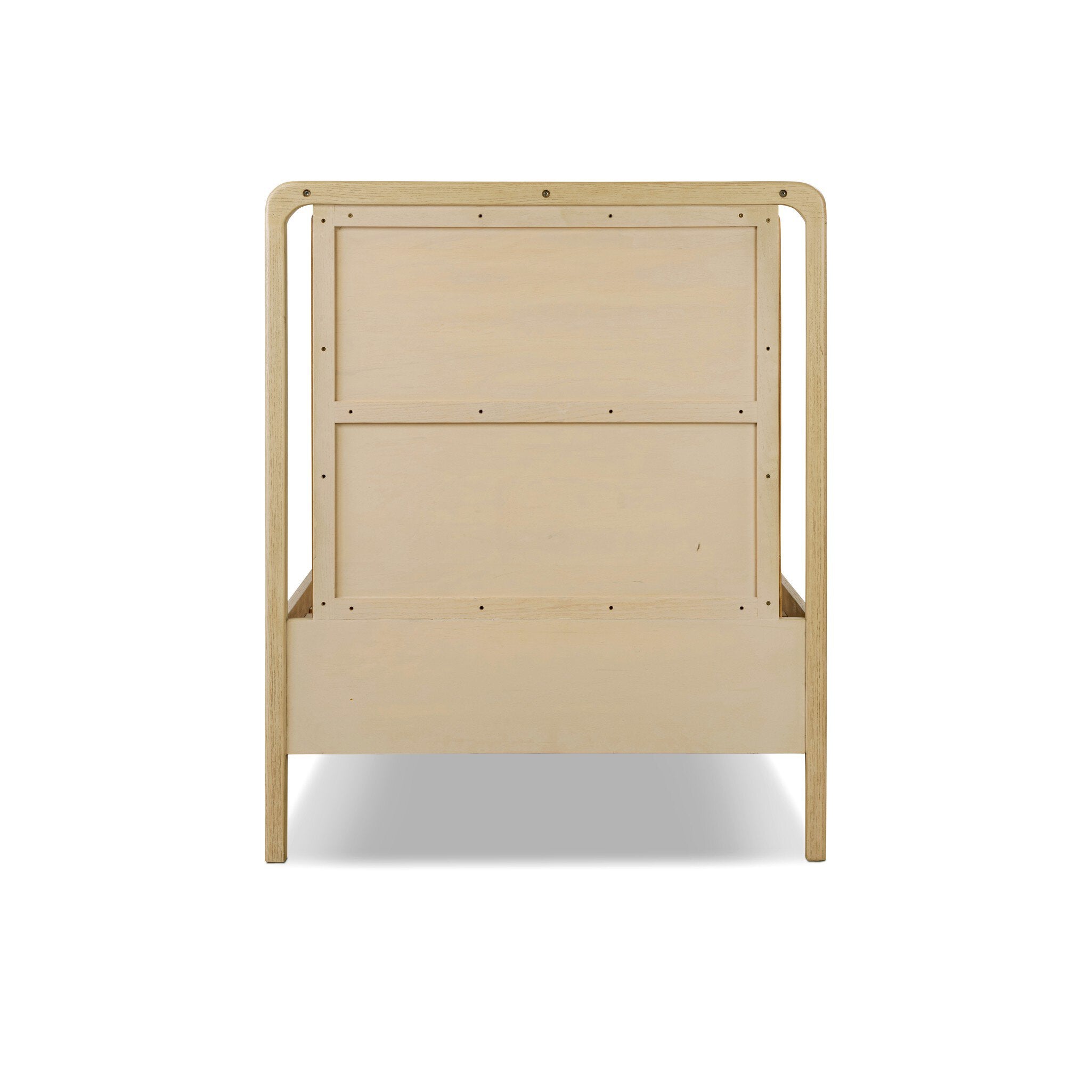 Four Hands Rosedale Bed — Yucca Oak Veneer-Chaps Sand-Yucca Oak-Twin