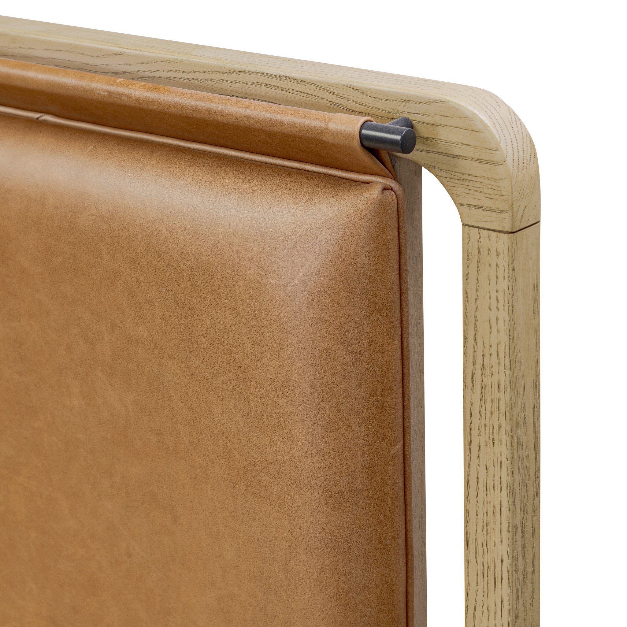 Four Hands Rosedale Bed — Yucca Oak Veneer-Chaps Sand-Yucca Oak-Twin