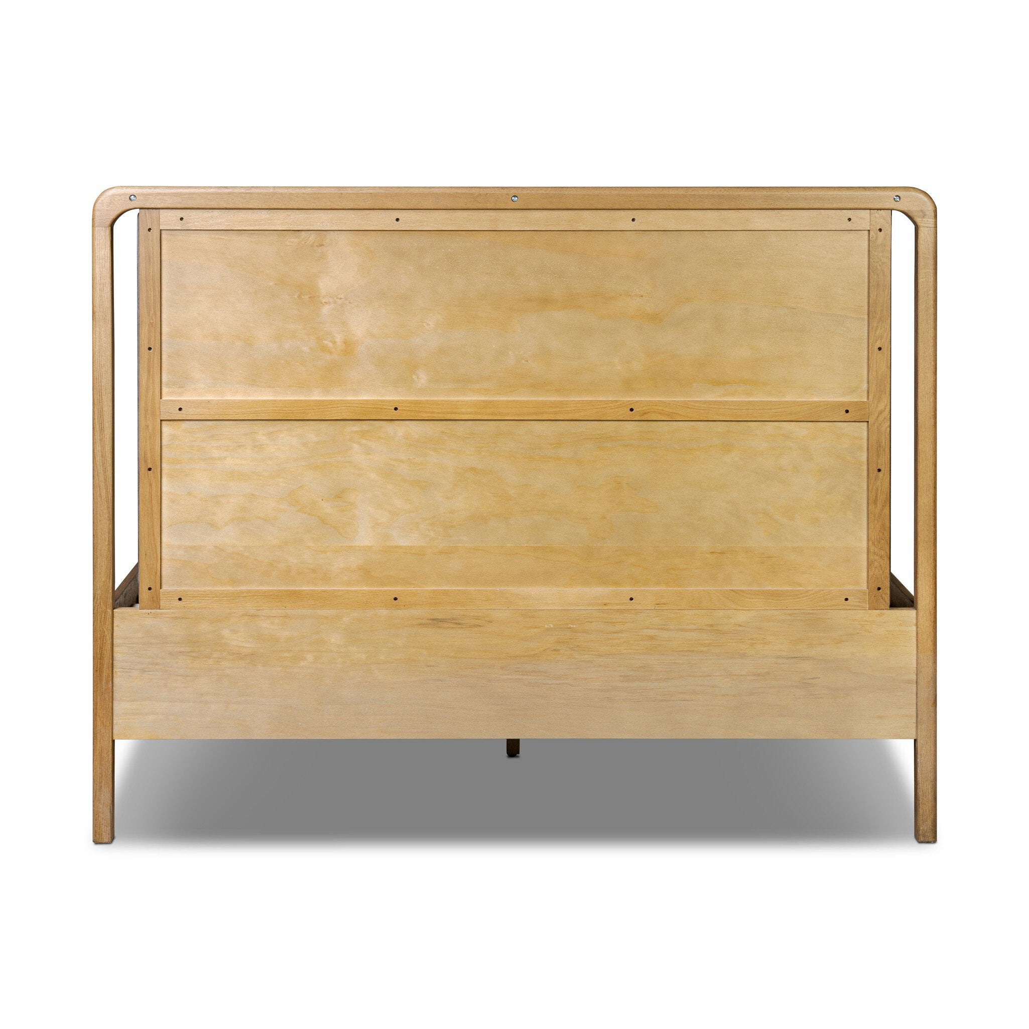 Four Hands Rosedale Bed — Amber Oak-Chaps Ebony-Burnished Bronze-Queen