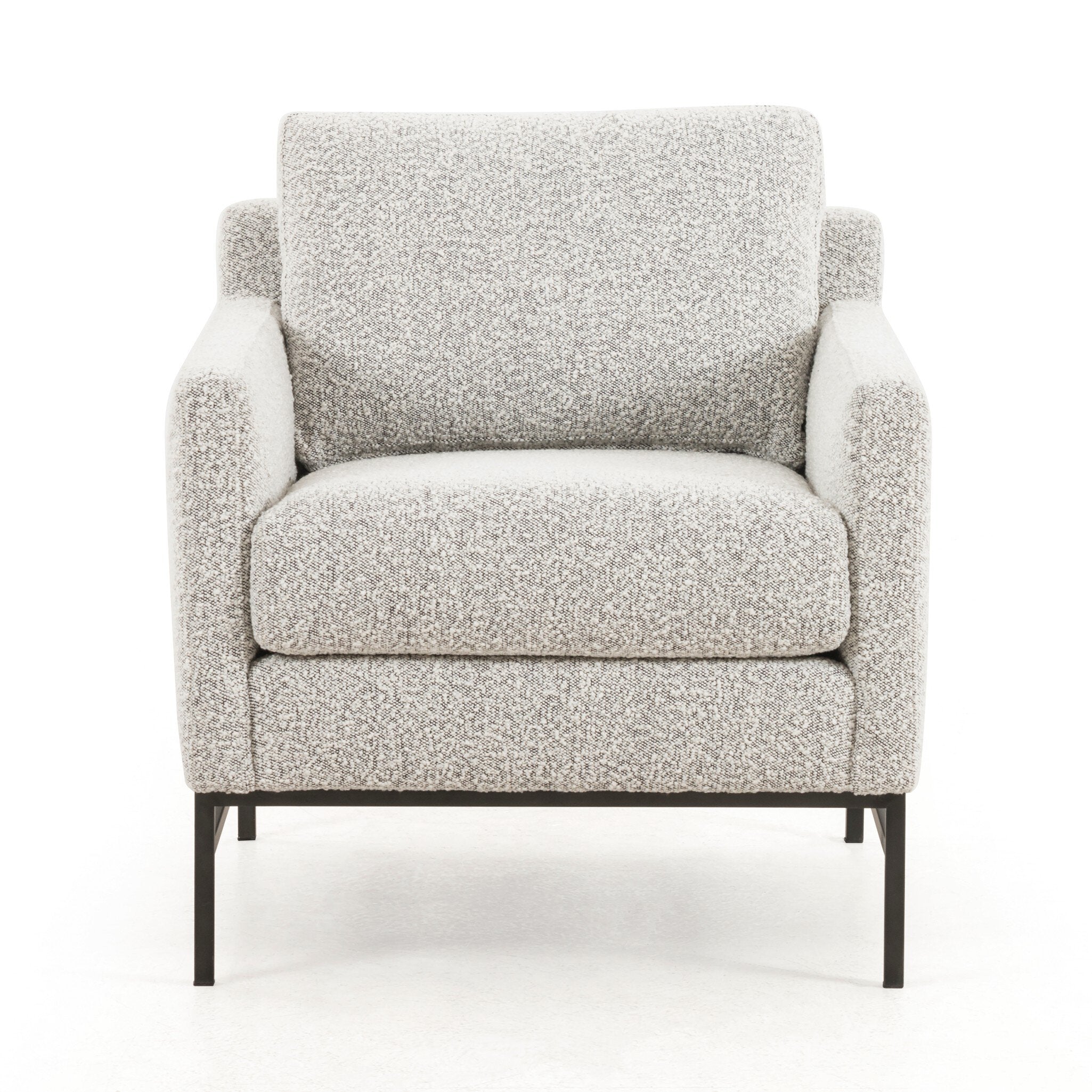 Four Hands Vanna Chair — Knoll Domino-Carbon Ebony