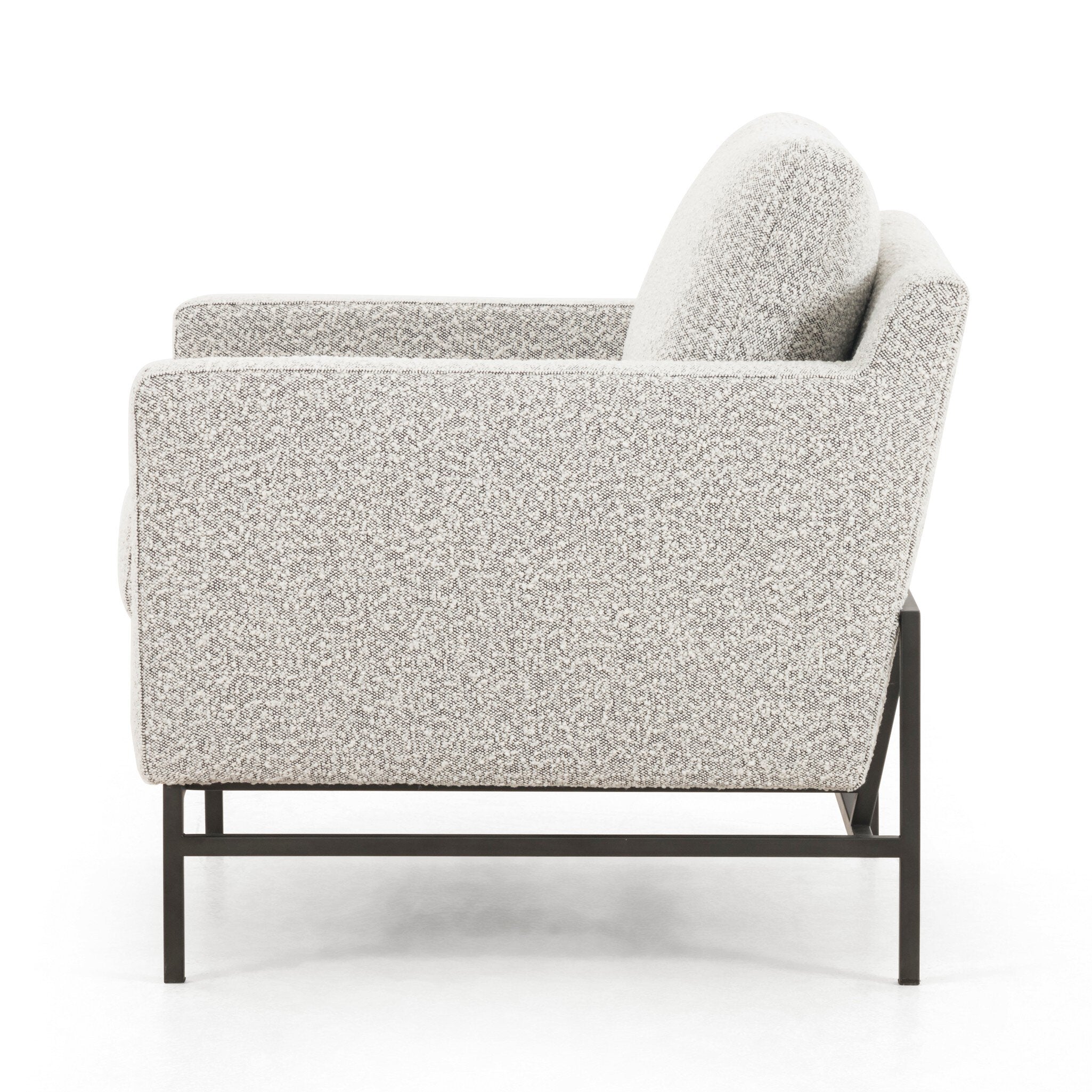 Four Hands Vanna Chair — Knoll Domino-Carbon Ebony