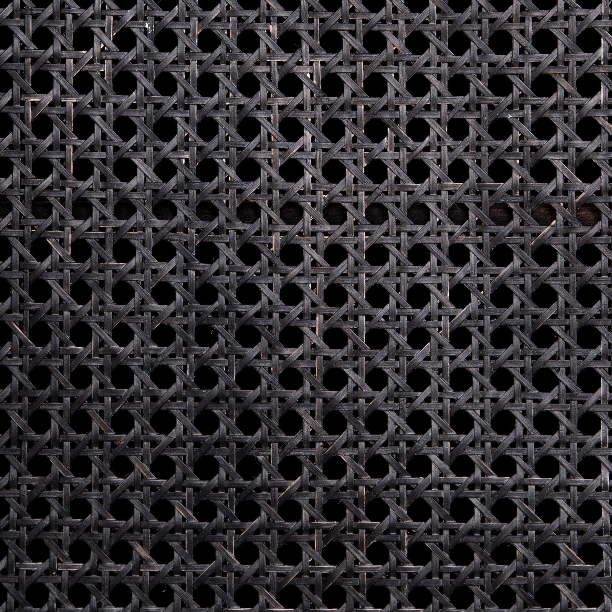 Four Hands Tilda Sideboard — Black Wash Mango-Black Circle Cane-Black Iron