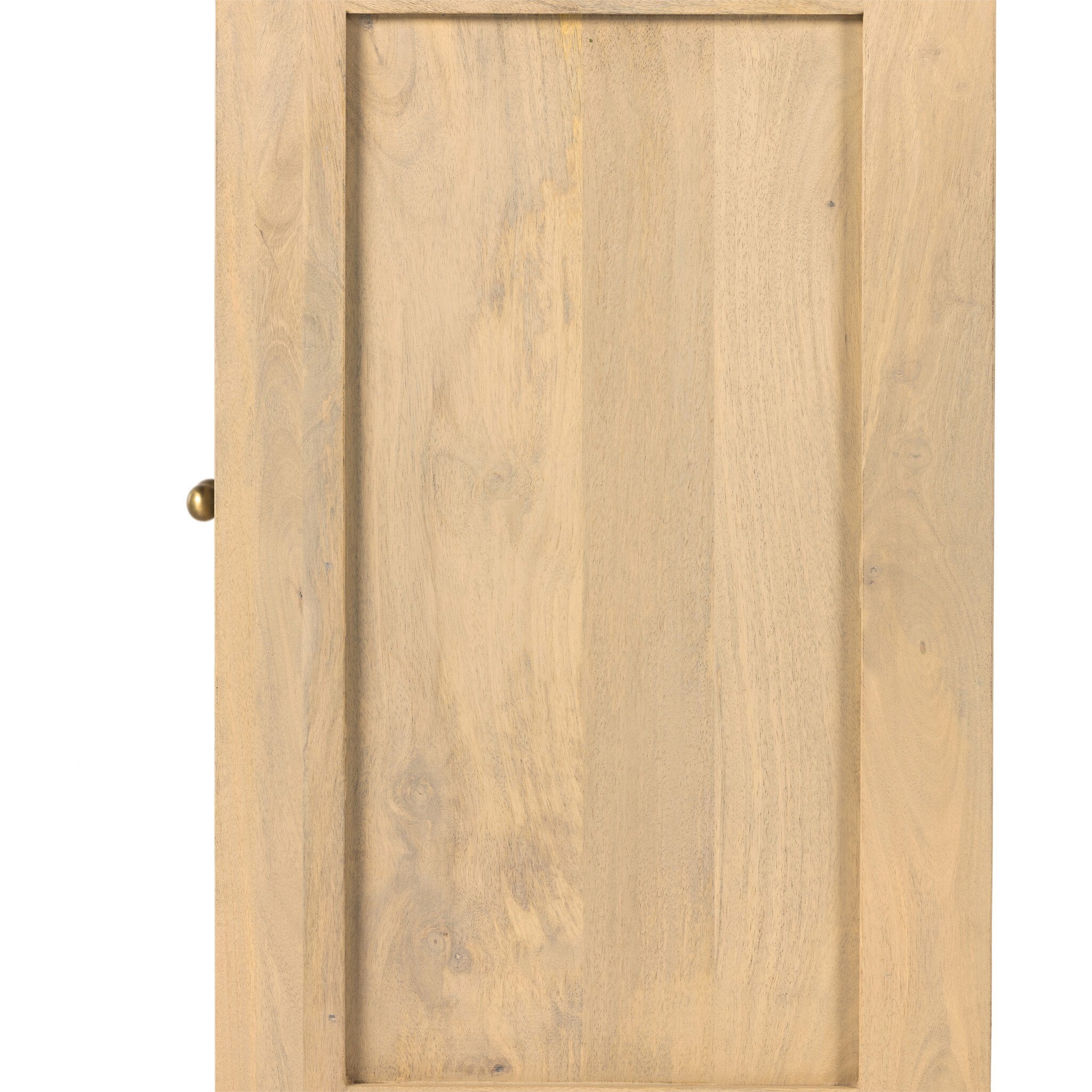 Four Hands Tilda Sideboard — Natural Circle Cane-Natural Mango-Satin Brass