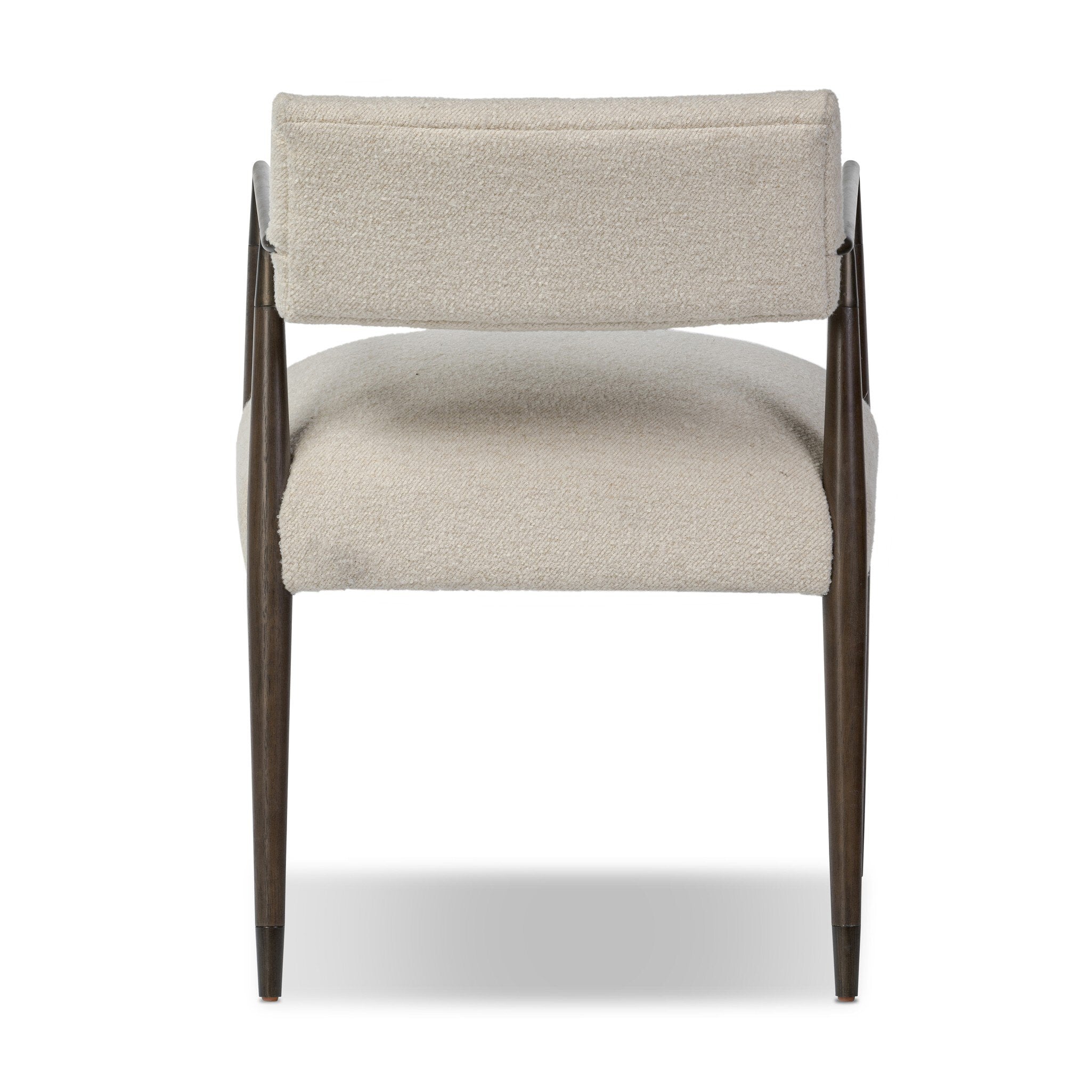 Four Hands Waldon Dining Chair — Charter Oatmeal-Sierra Brown-Aged Bronze
